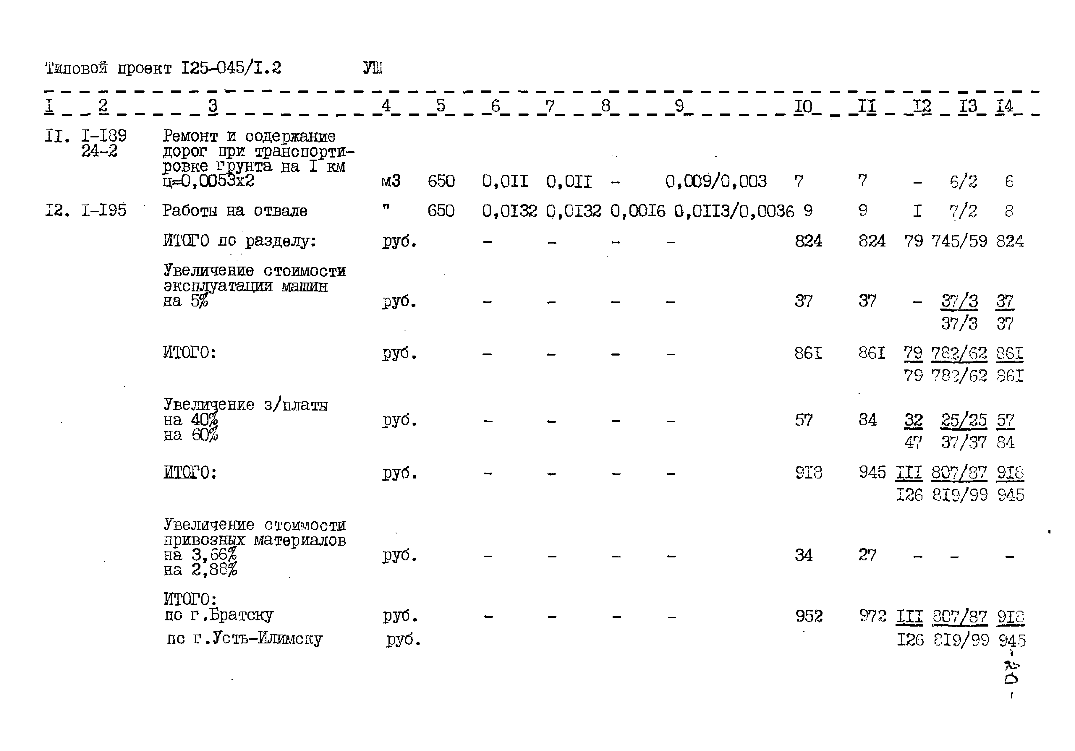 Типовой проект 125-045/1.2