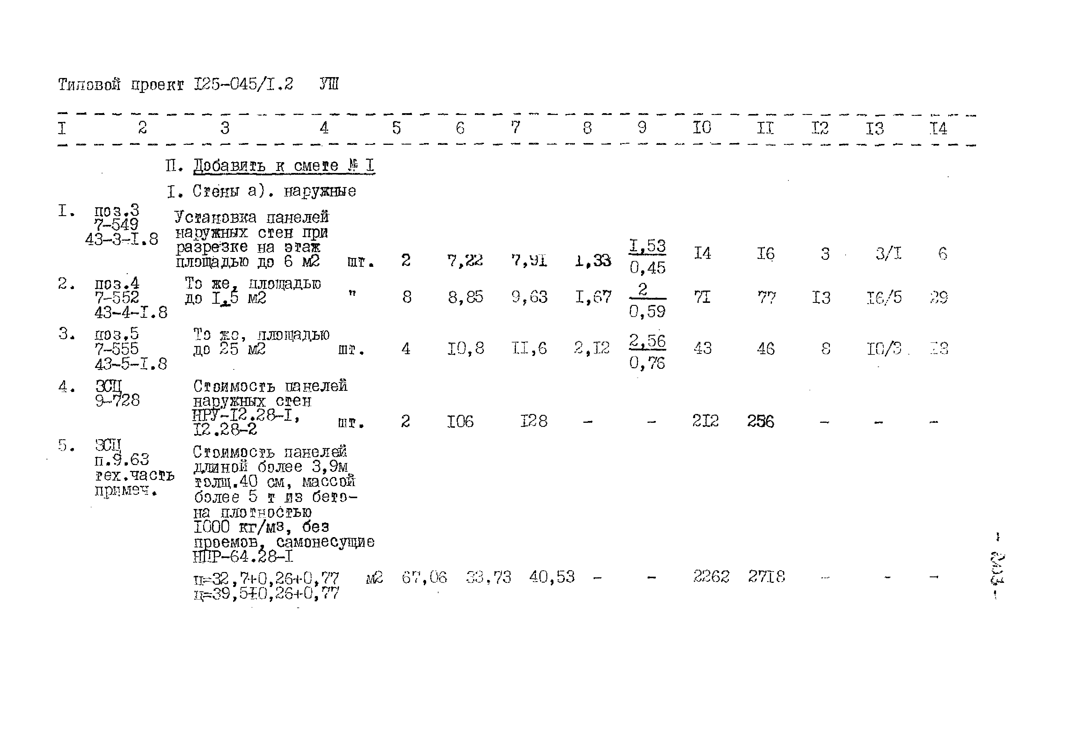 Типовой проект 125-045/1.2