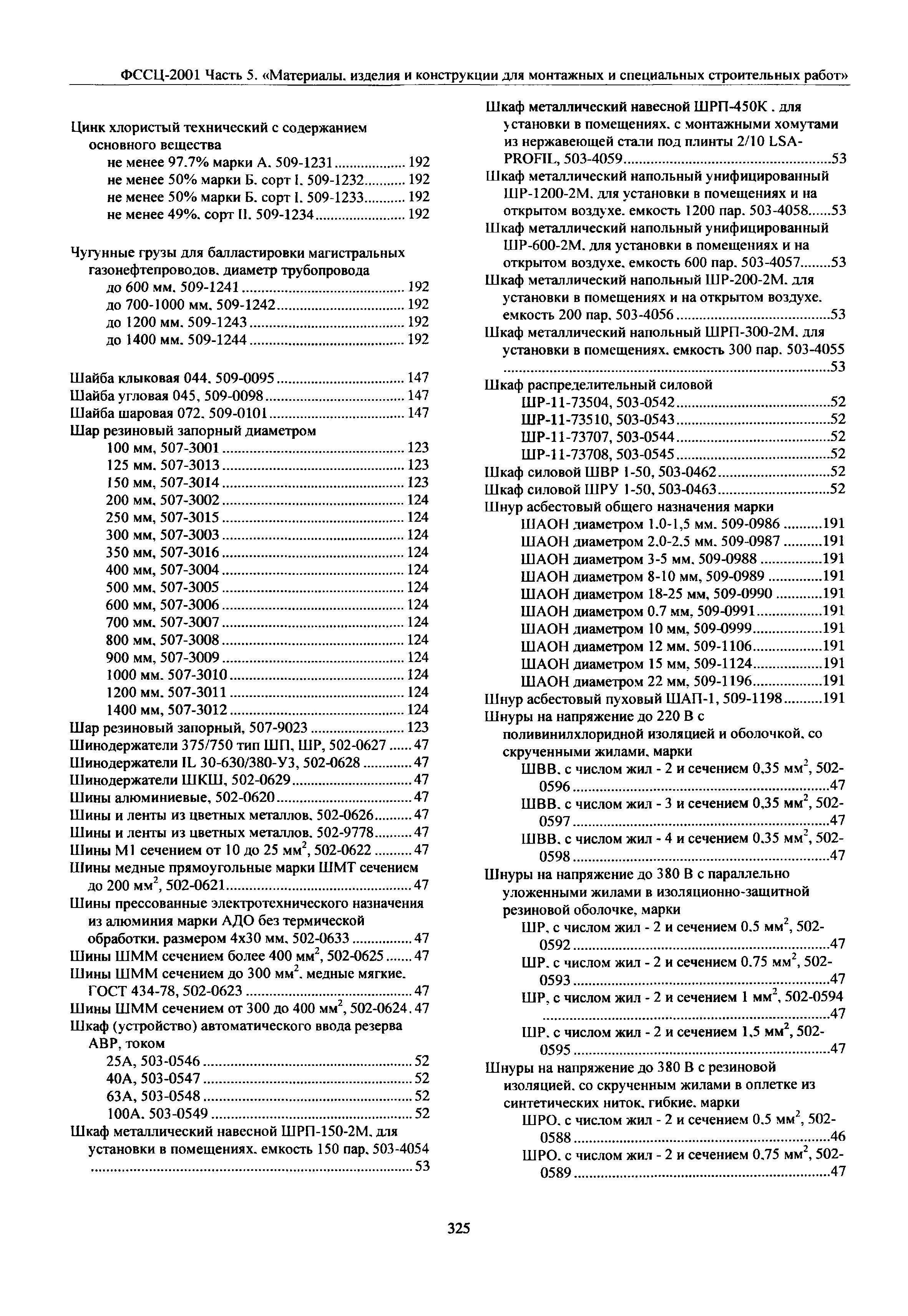 ФССЦ 05-2001