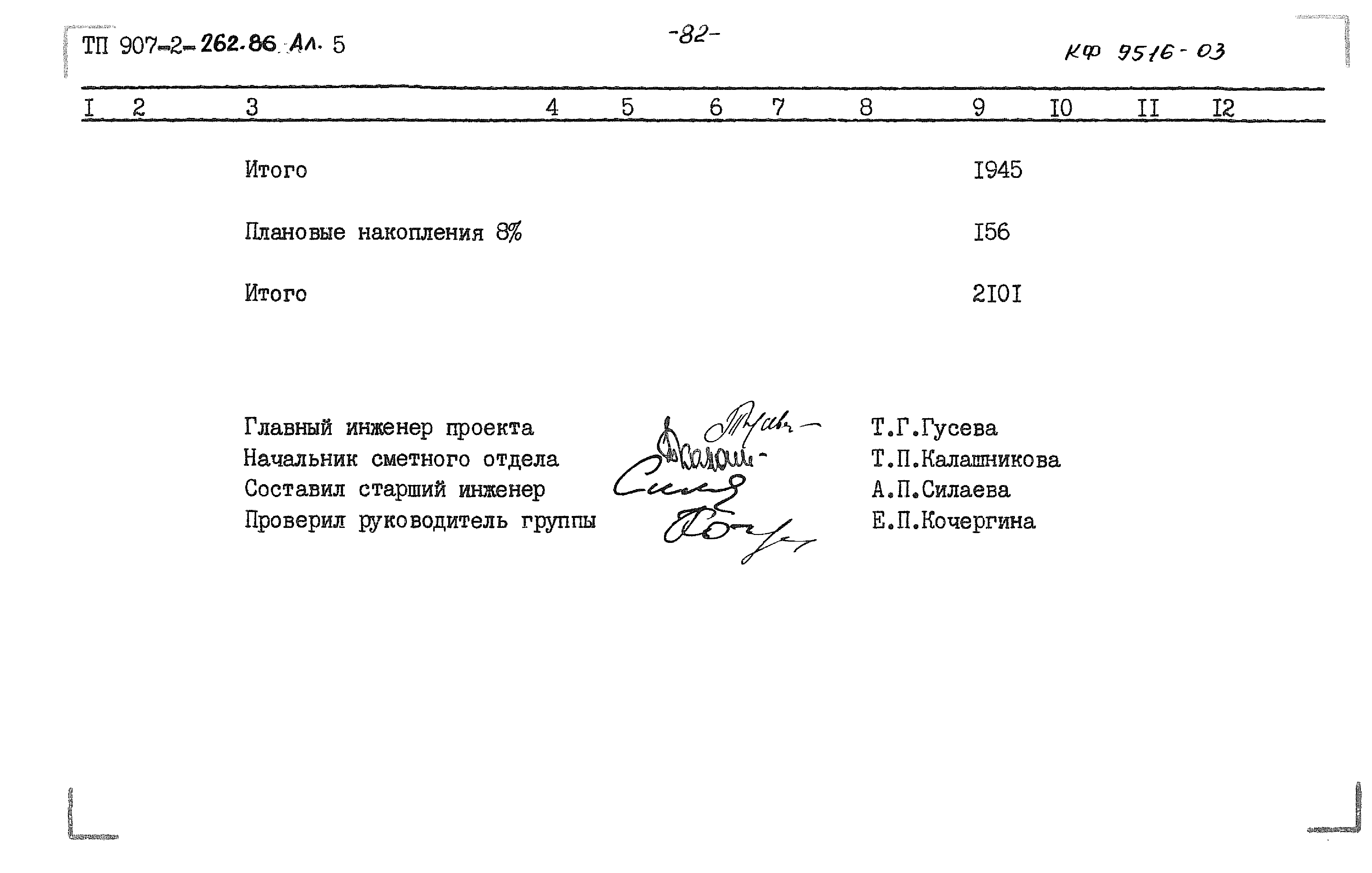 Типовой проект 907-2-262.86