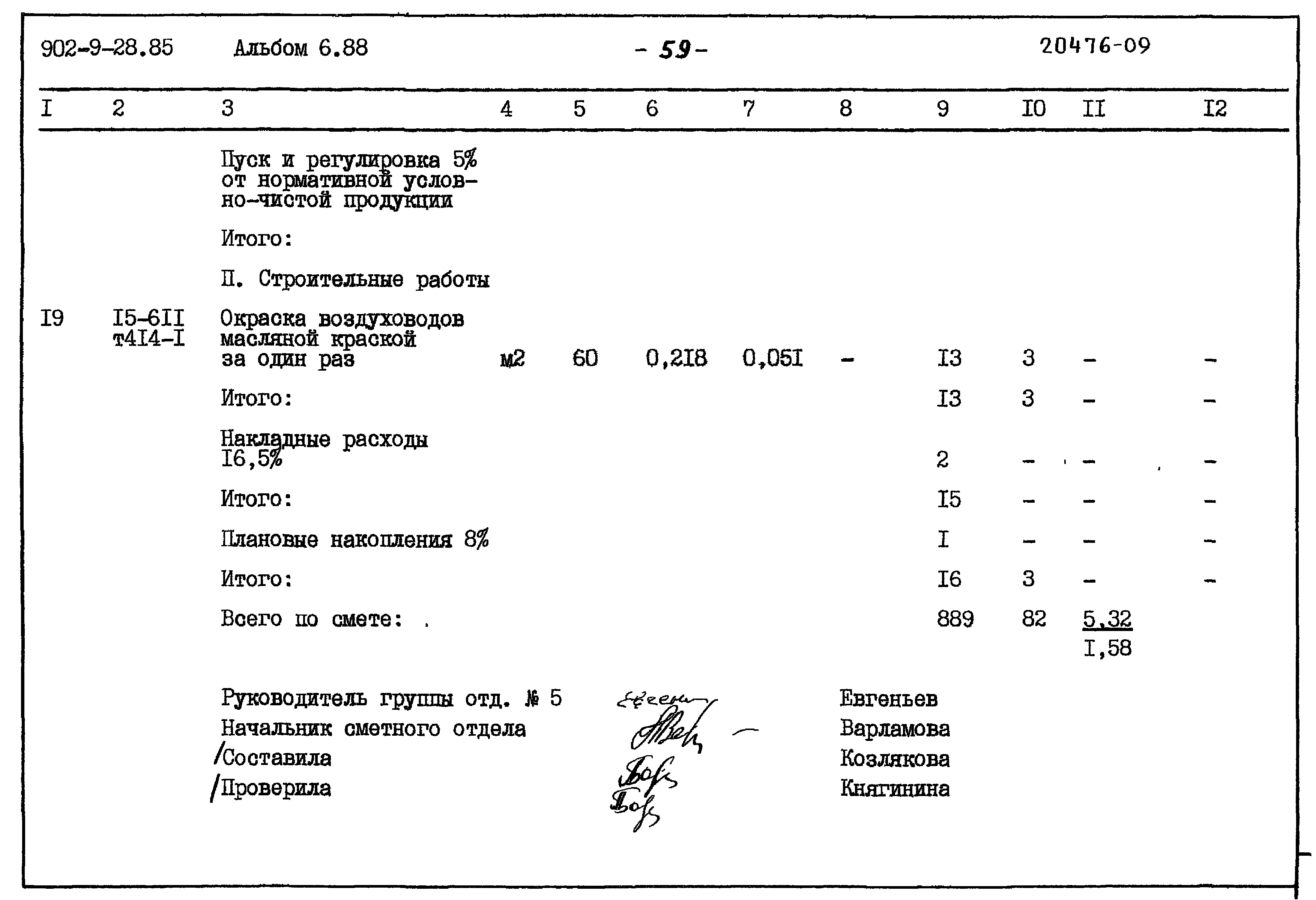 Типовой проект 902-9-28.85