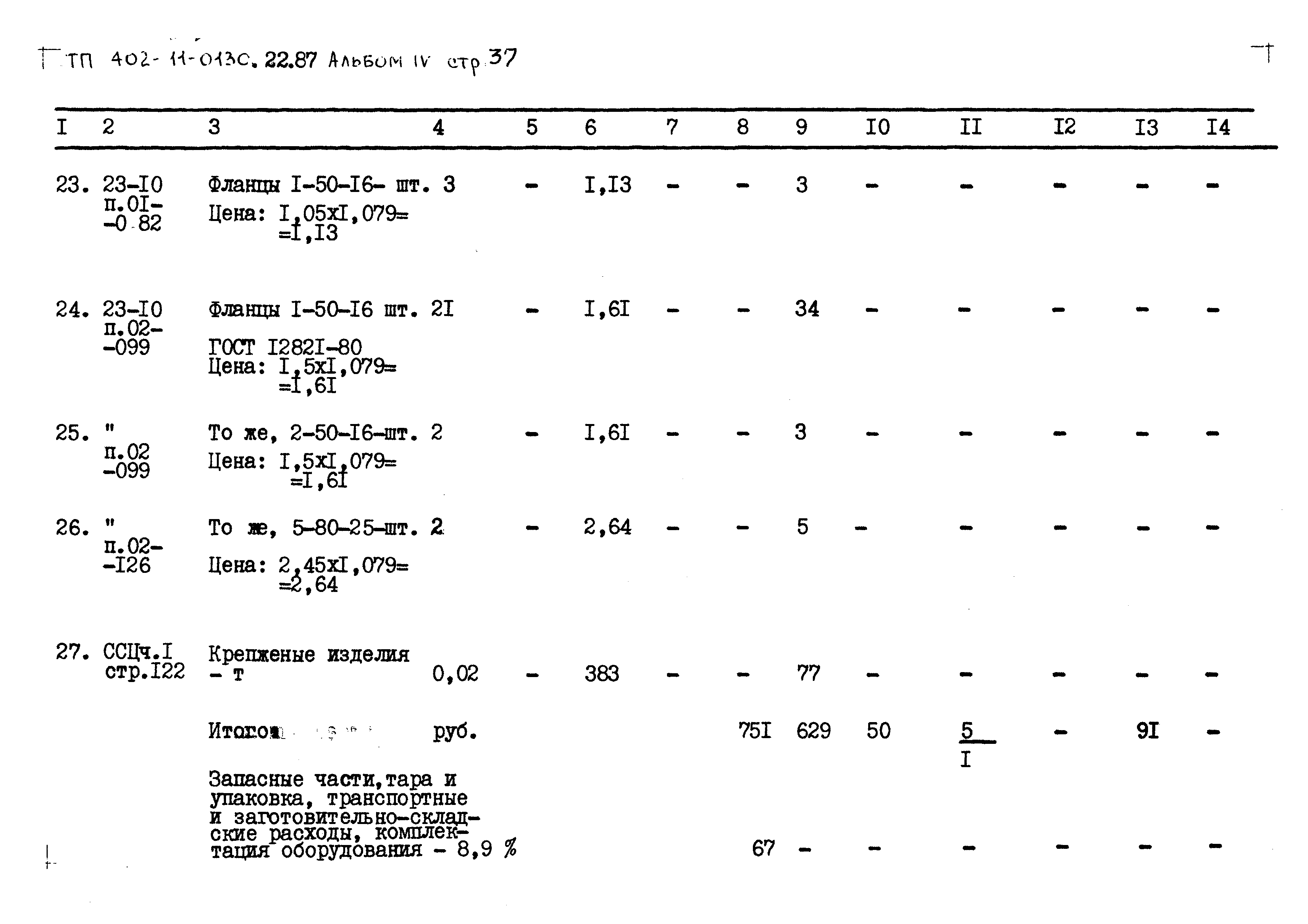 Типовые проектные решения 402-11-0130.22.88