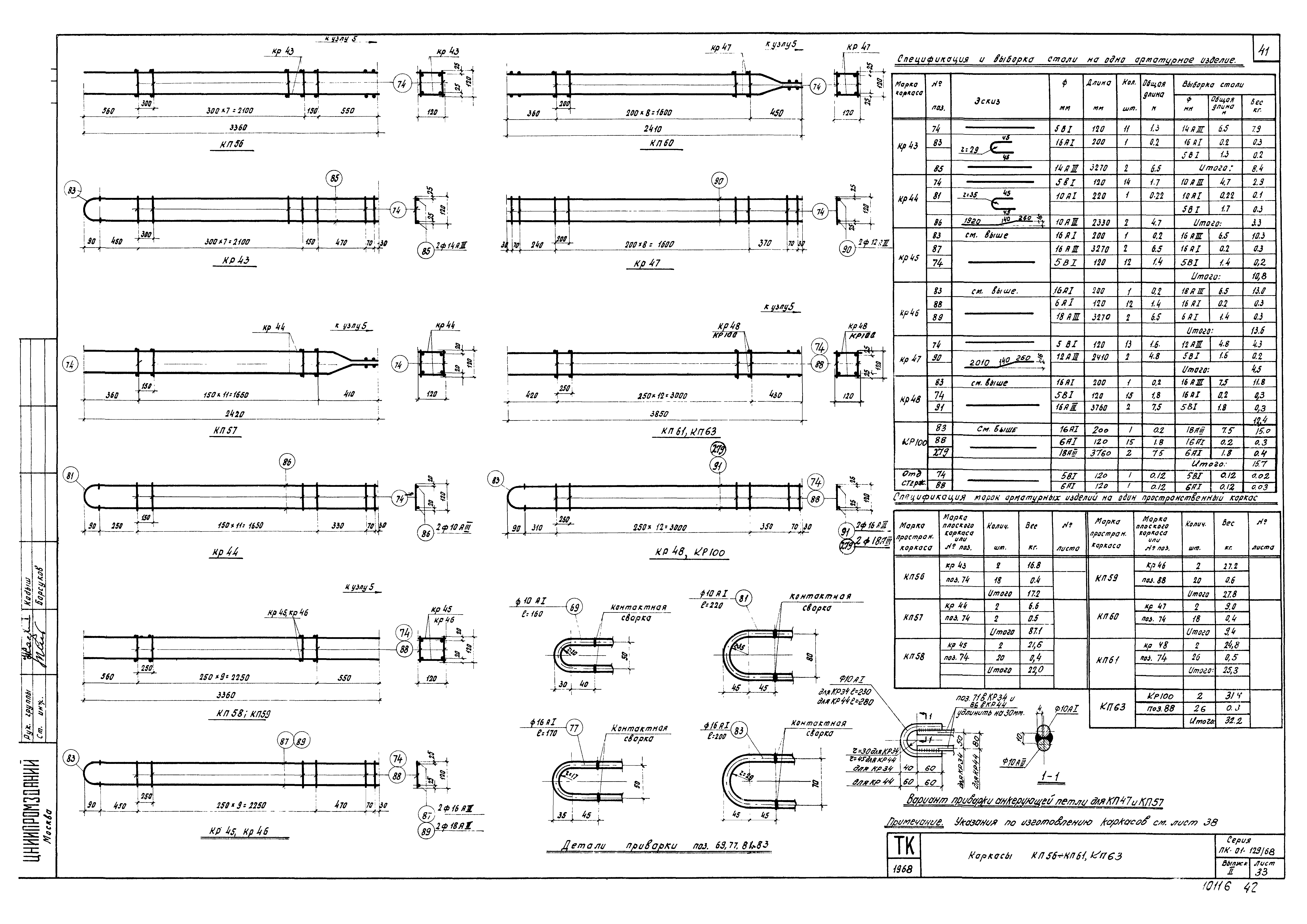 Серия ПК-01-129/68