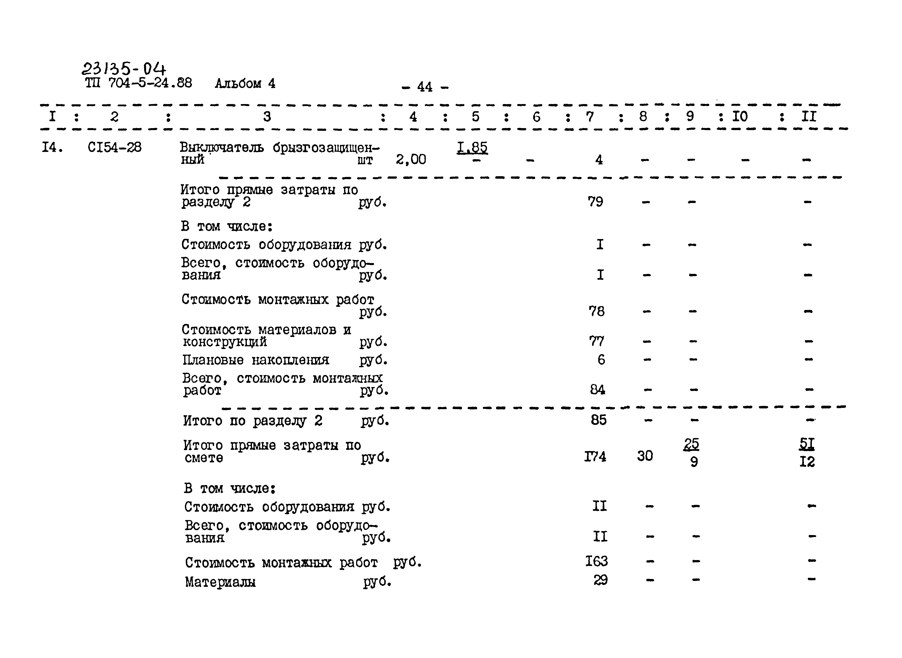 Типовой проект 704-5-24.88