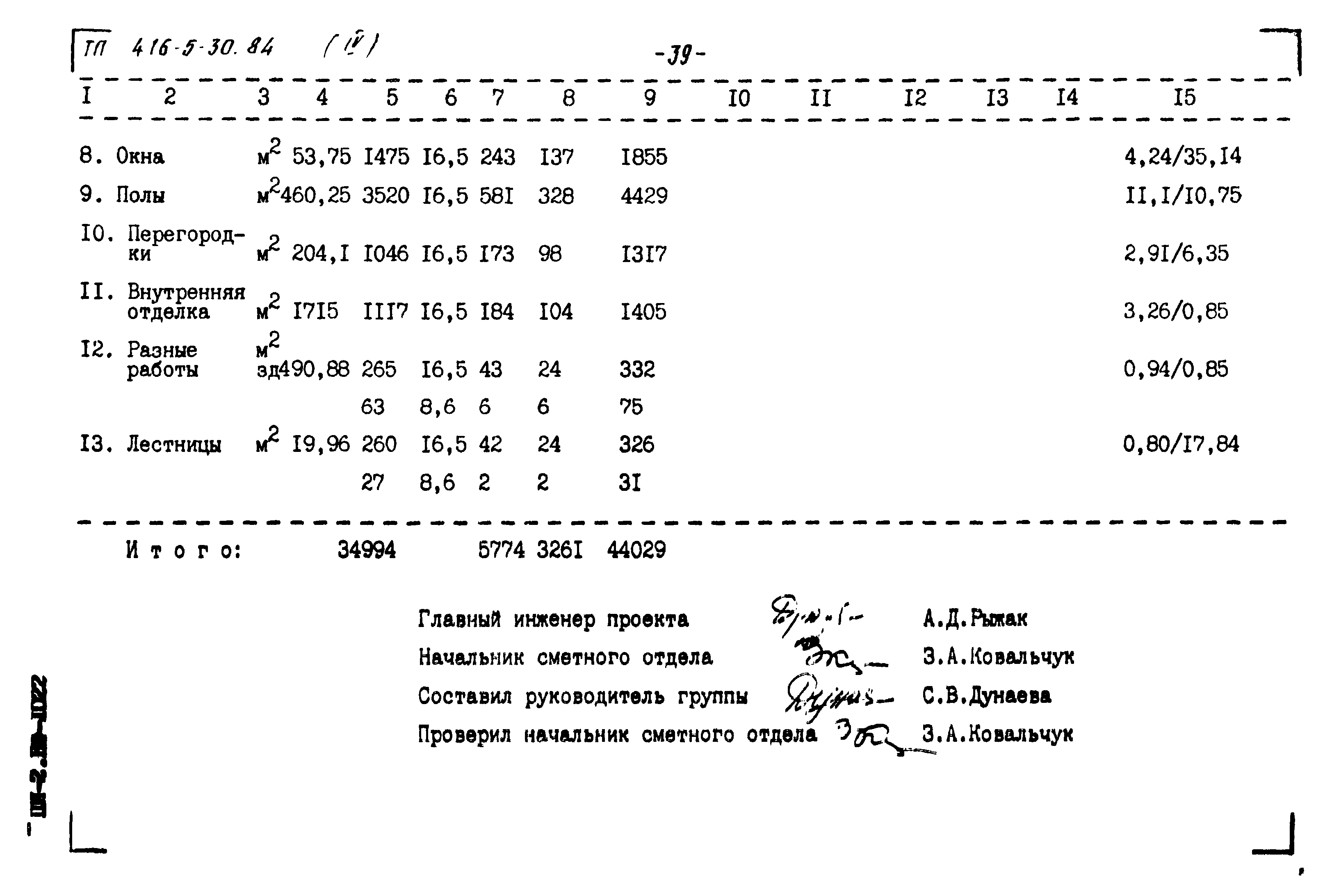 Типовой проект 416-5-30.84