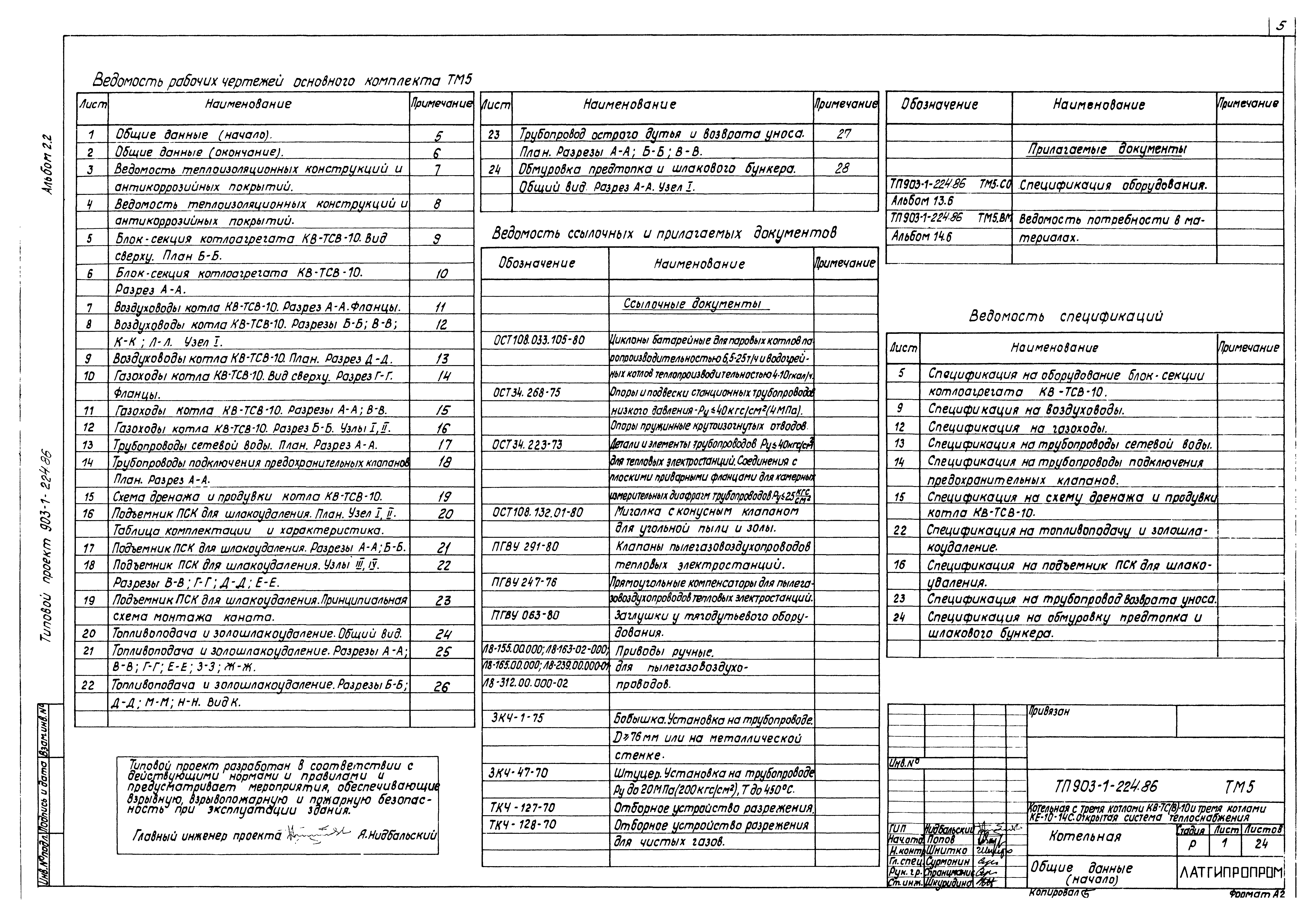 Типовой проект 903-1-224.86