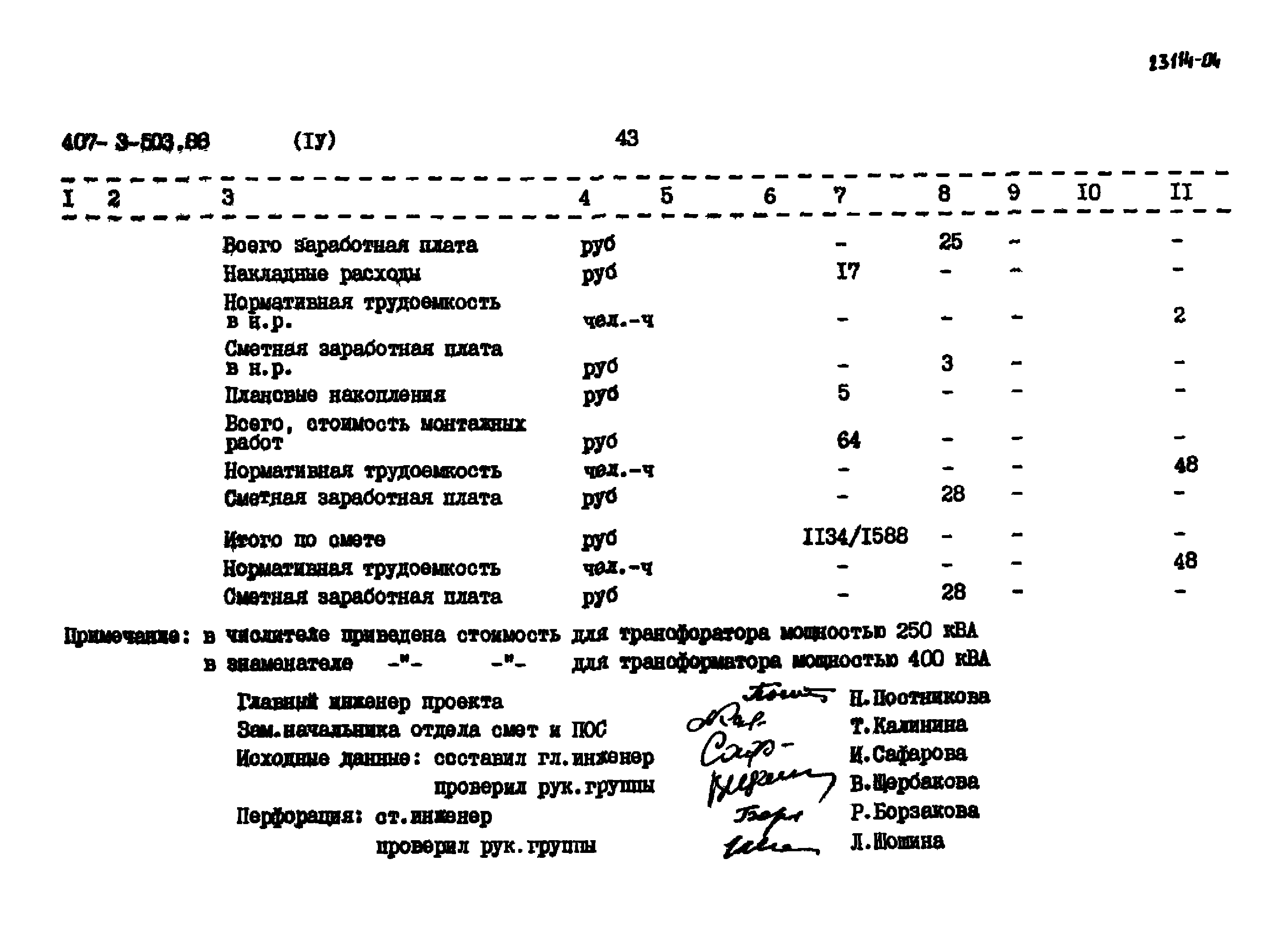 Типовой проект 407-3-503.88