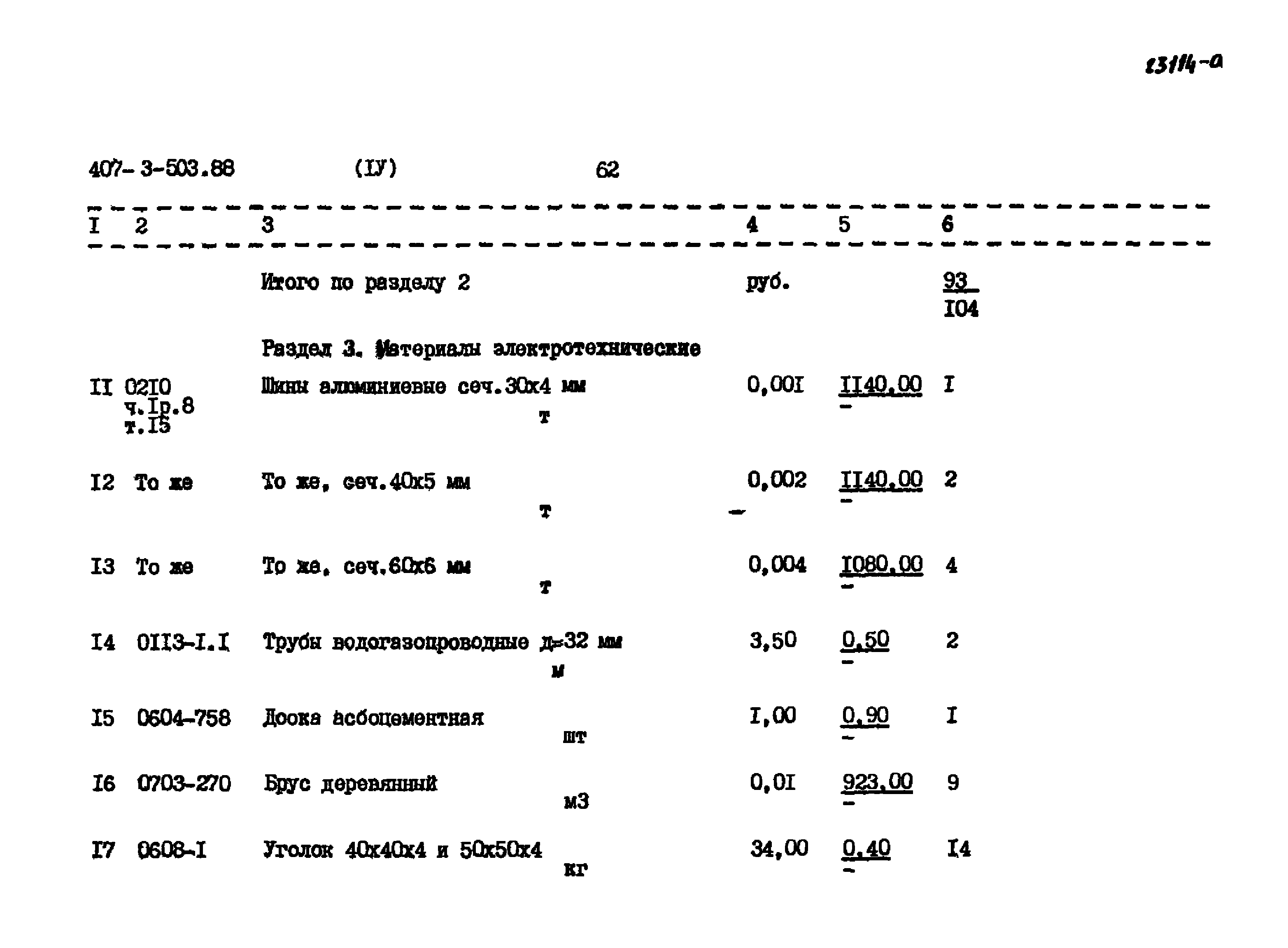 Типовой проект 407-3-503.88