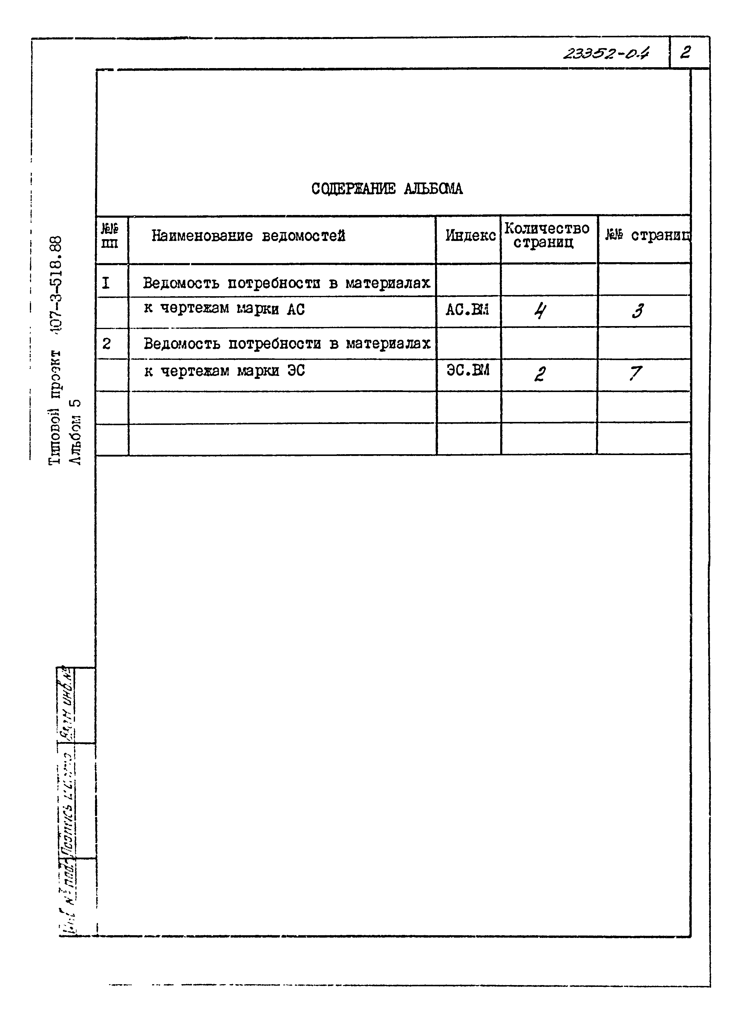 Типовой проект 407-3-518.88