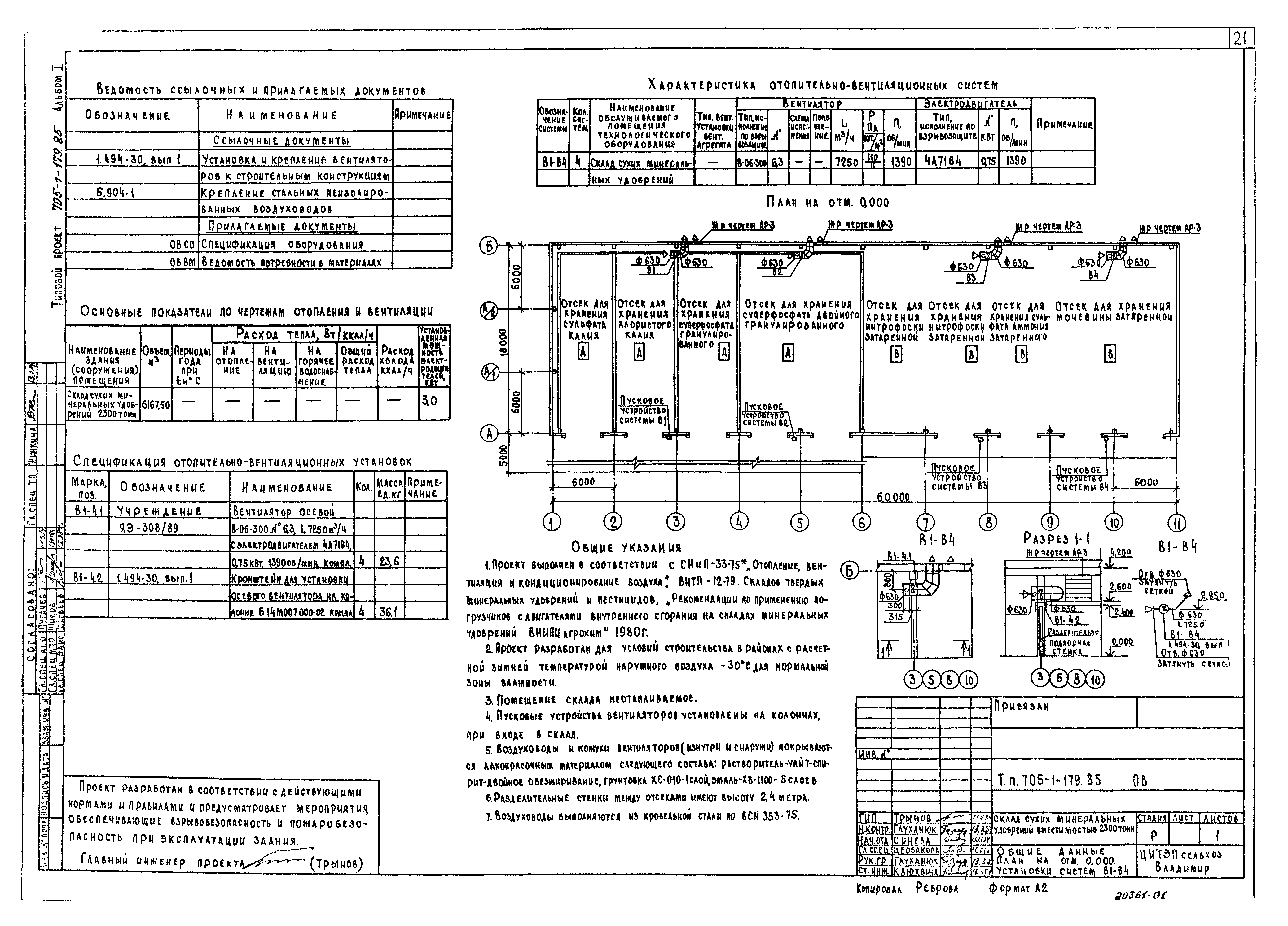 Типовой проект 705-1-179.85