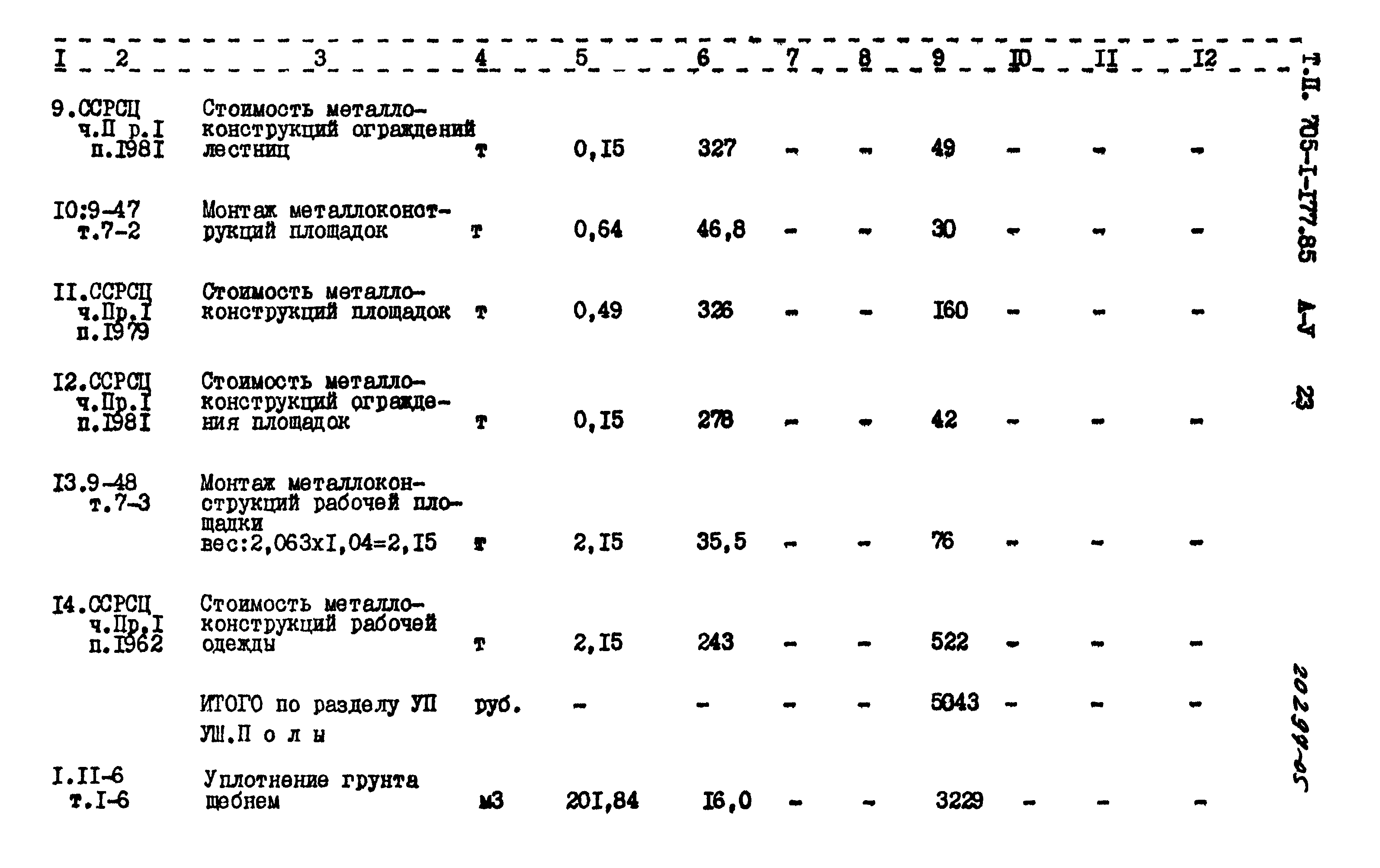 Типовой проект 705-1-177.85