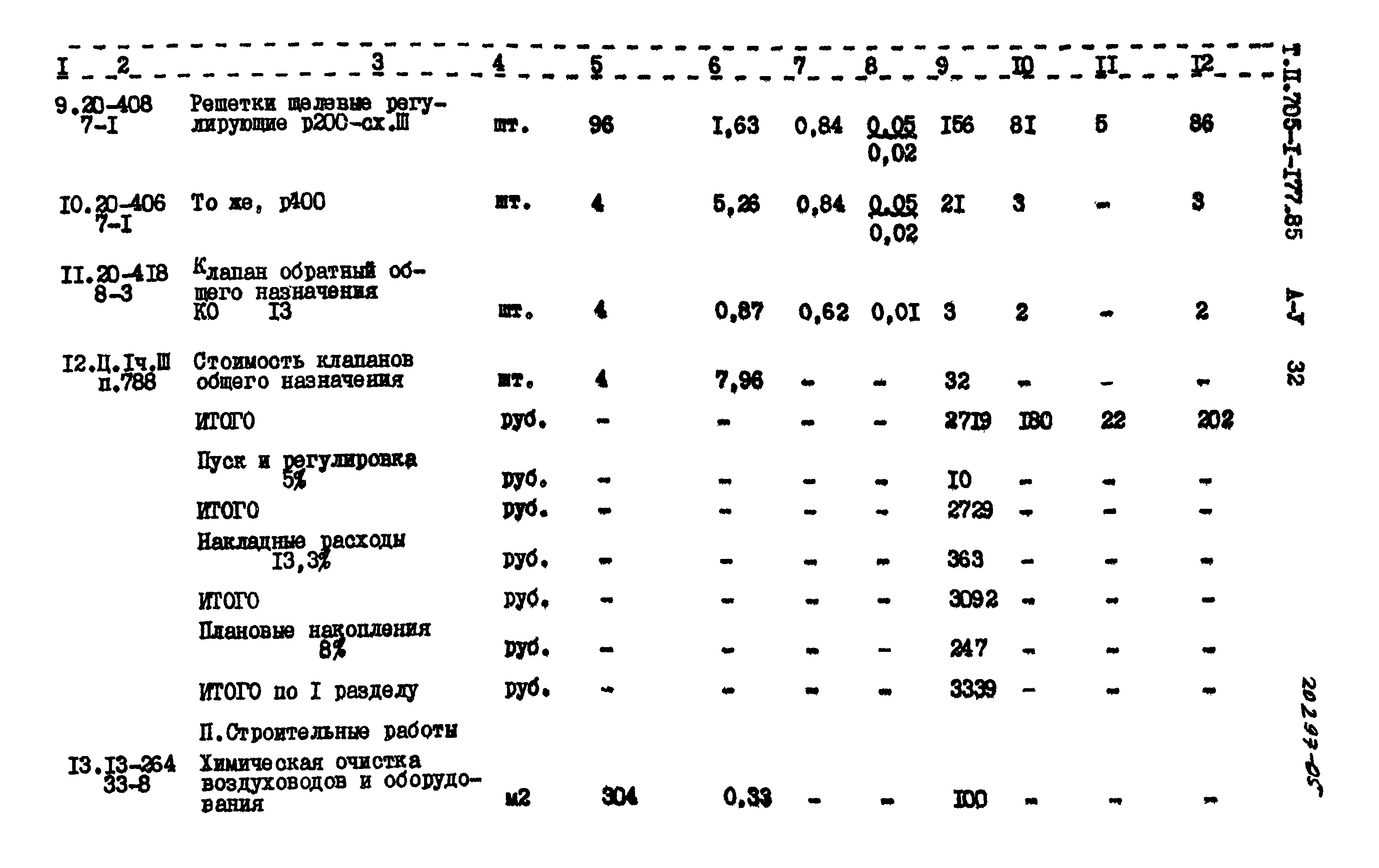 Типовой проект 705-1-177.85