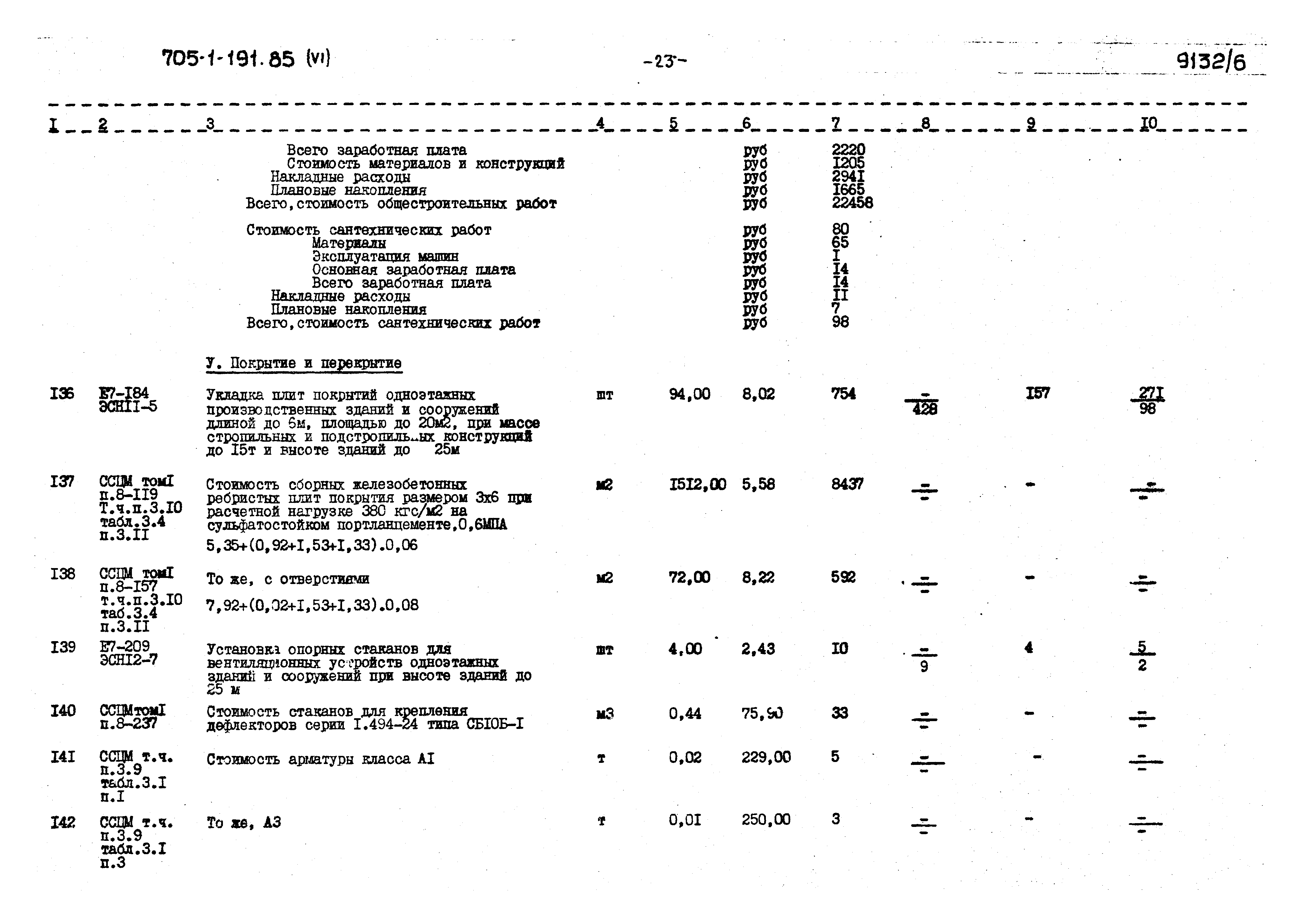 Типовой проект 705-1-191.85