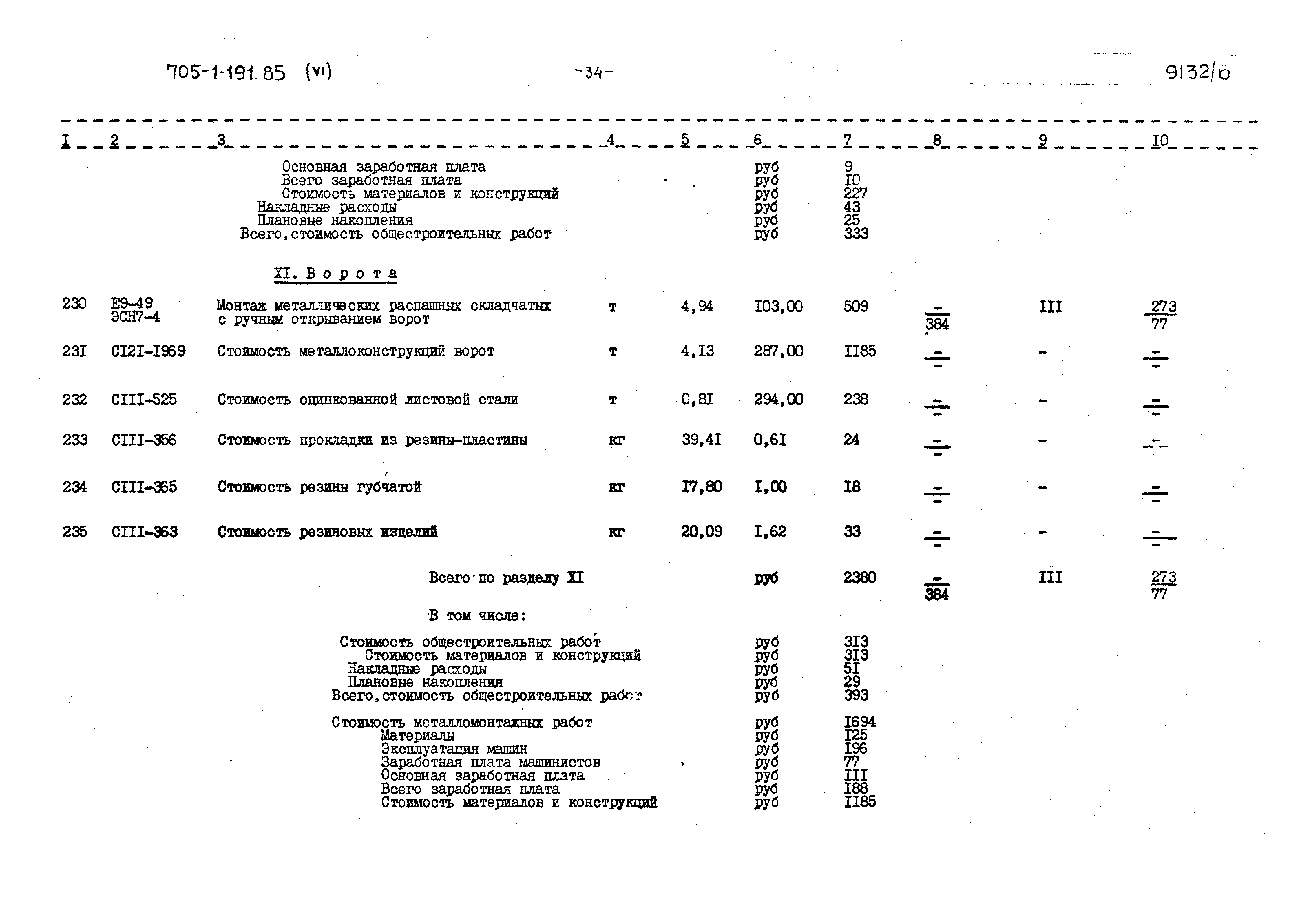 Типовой проект 705-1-191.85