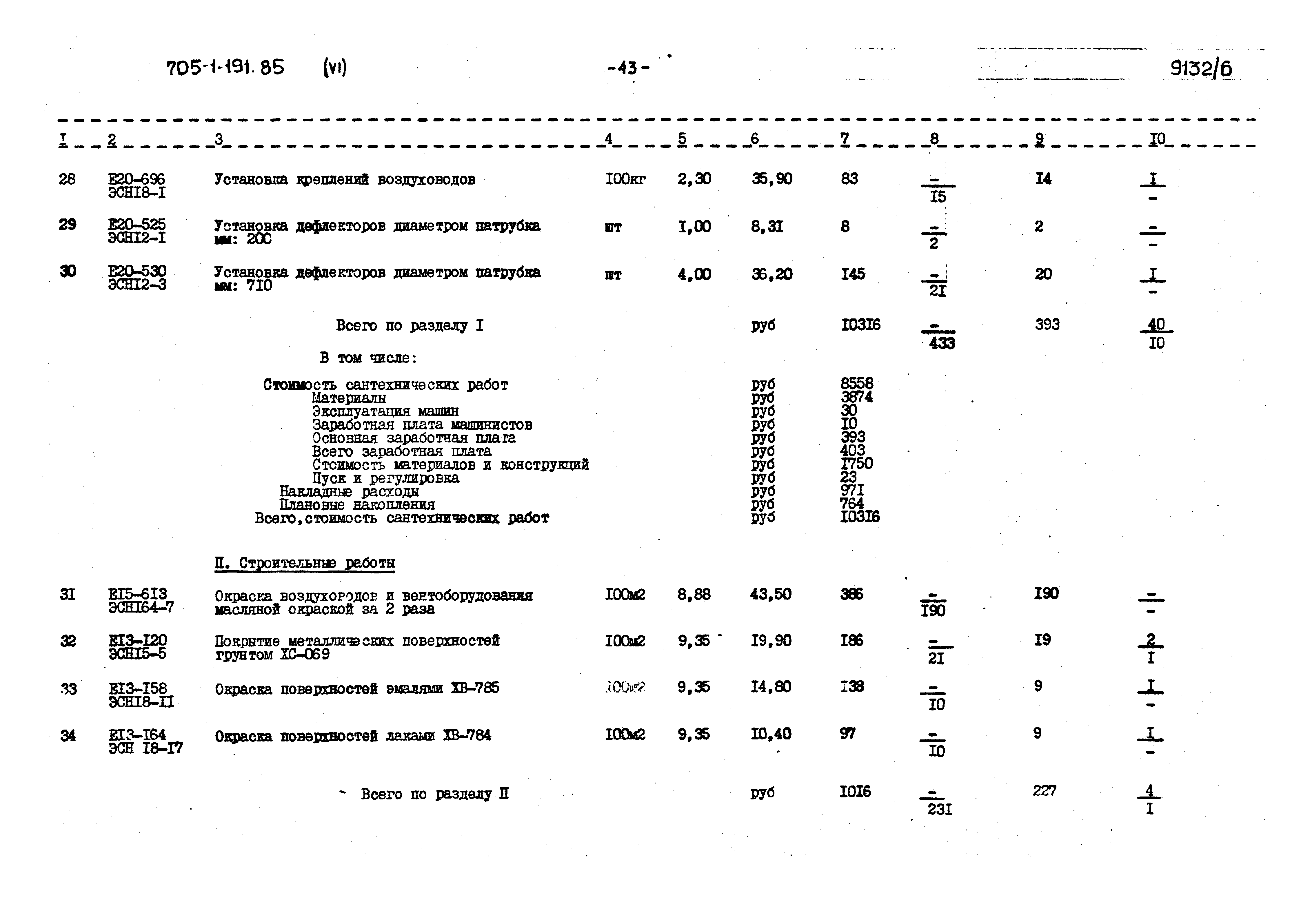 Типовой проект 705-1-191.85