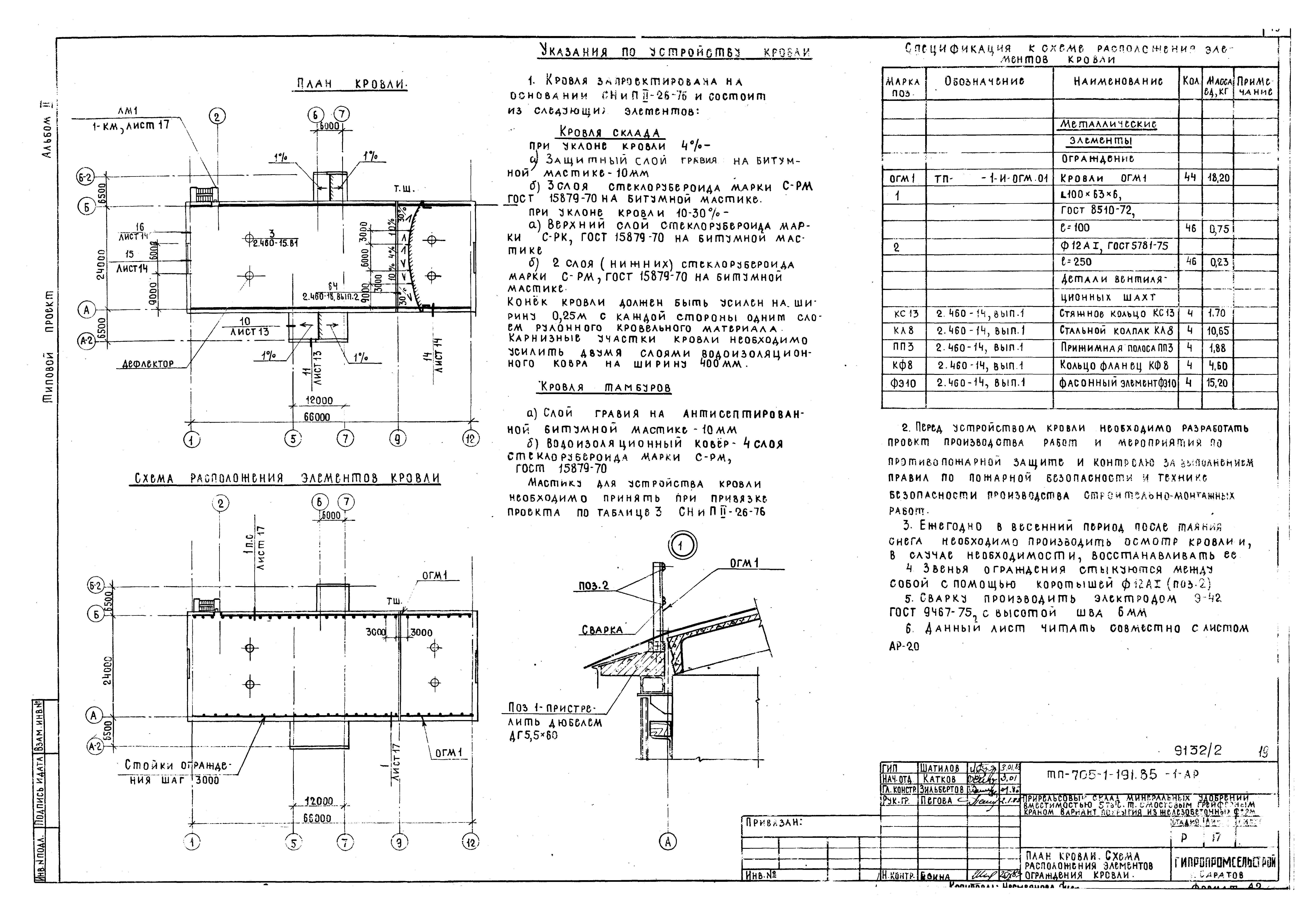 Типовой проект 705-1-191.85