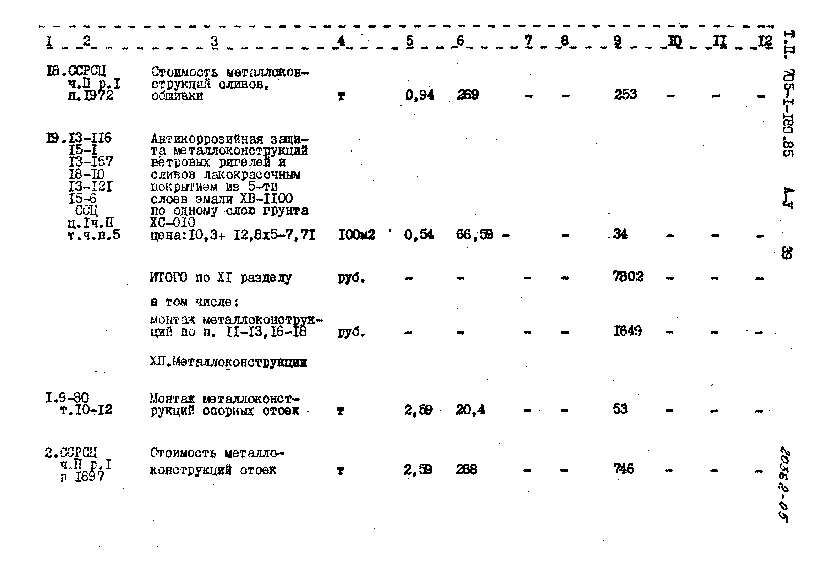 Типовой проект 705-1-180.85