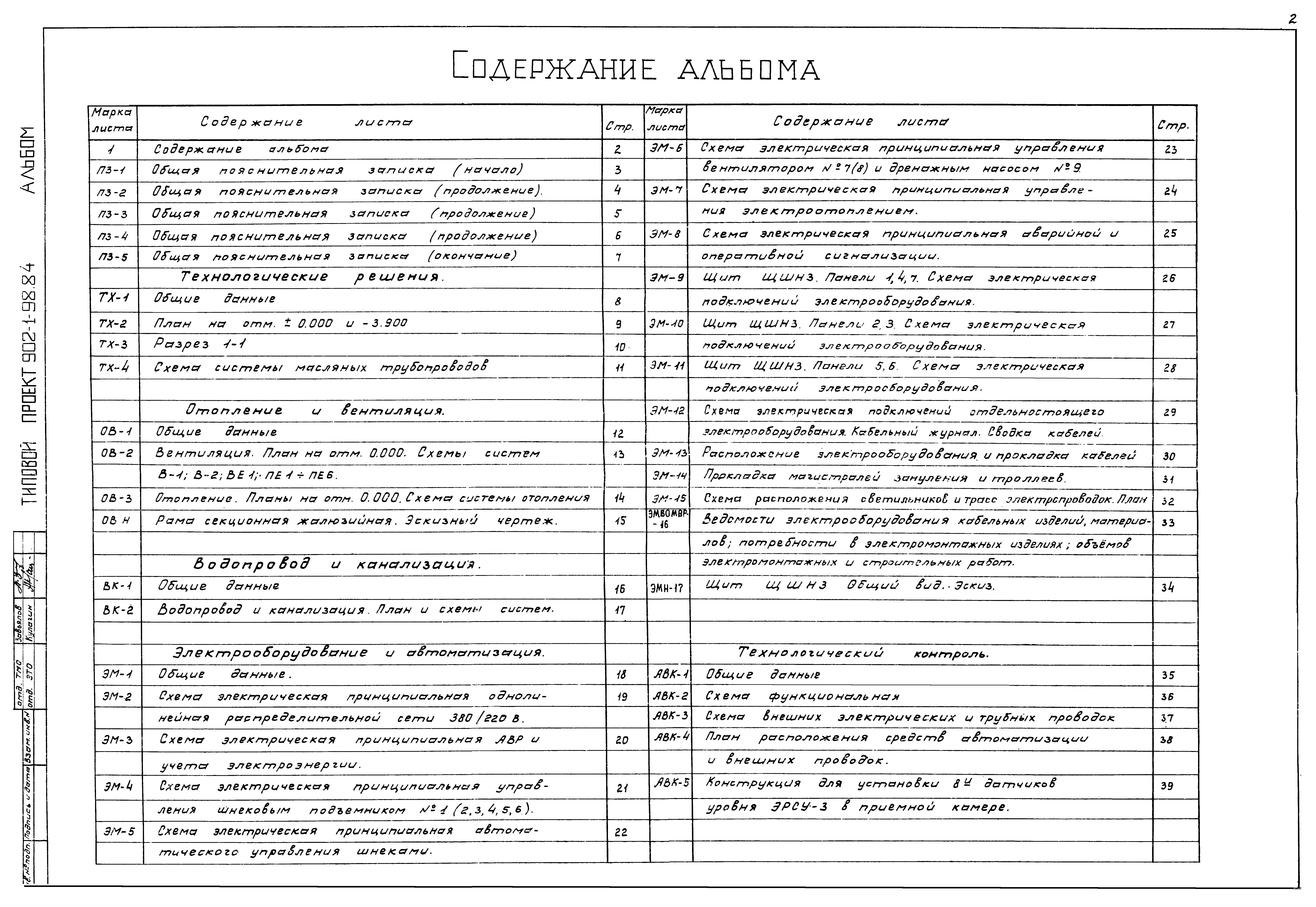 Типовой проект 902-1-98.84