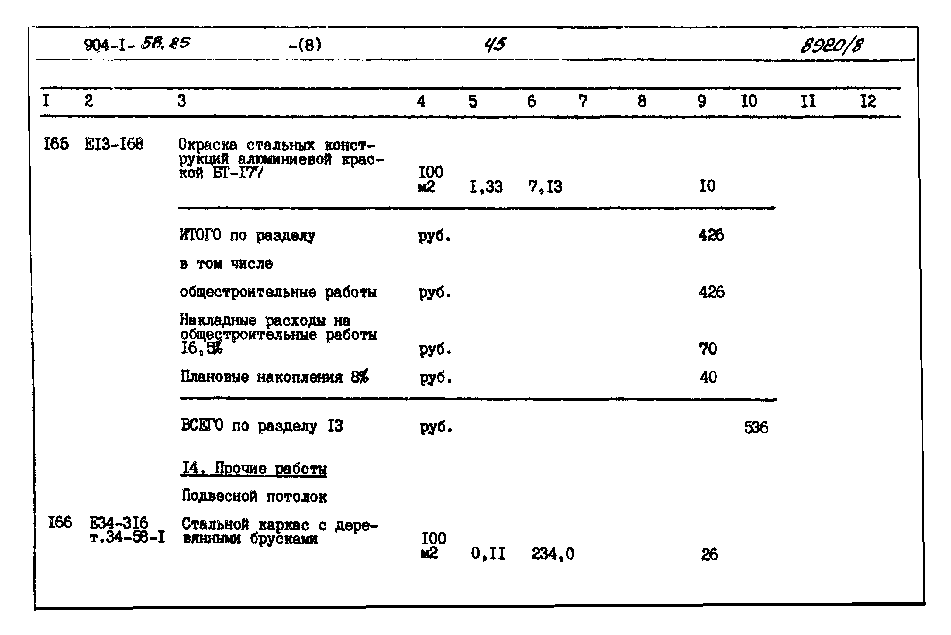 Типовой проект 904-1-58.85