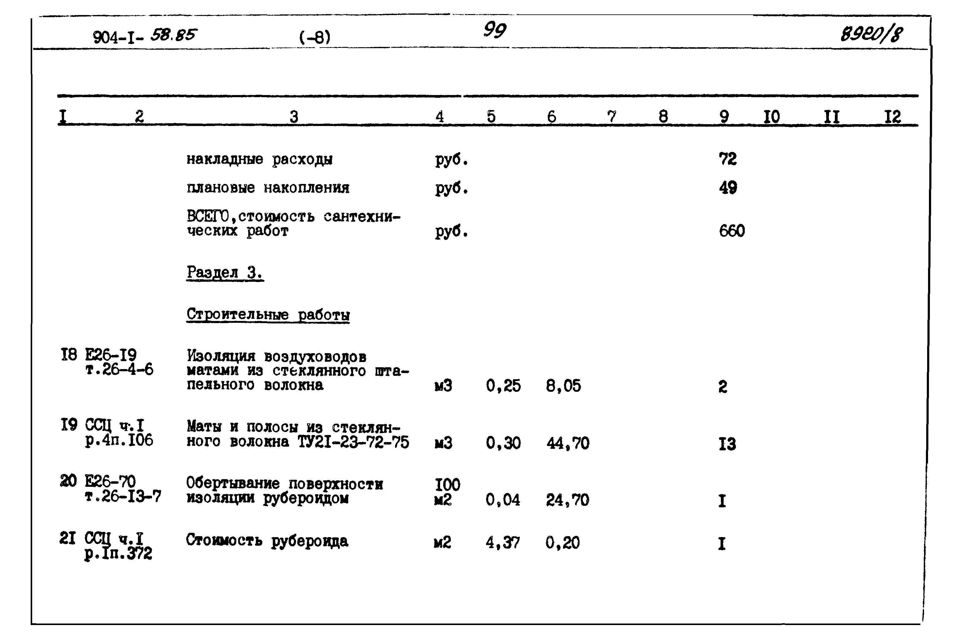 Типовой проект 904-1-58.85