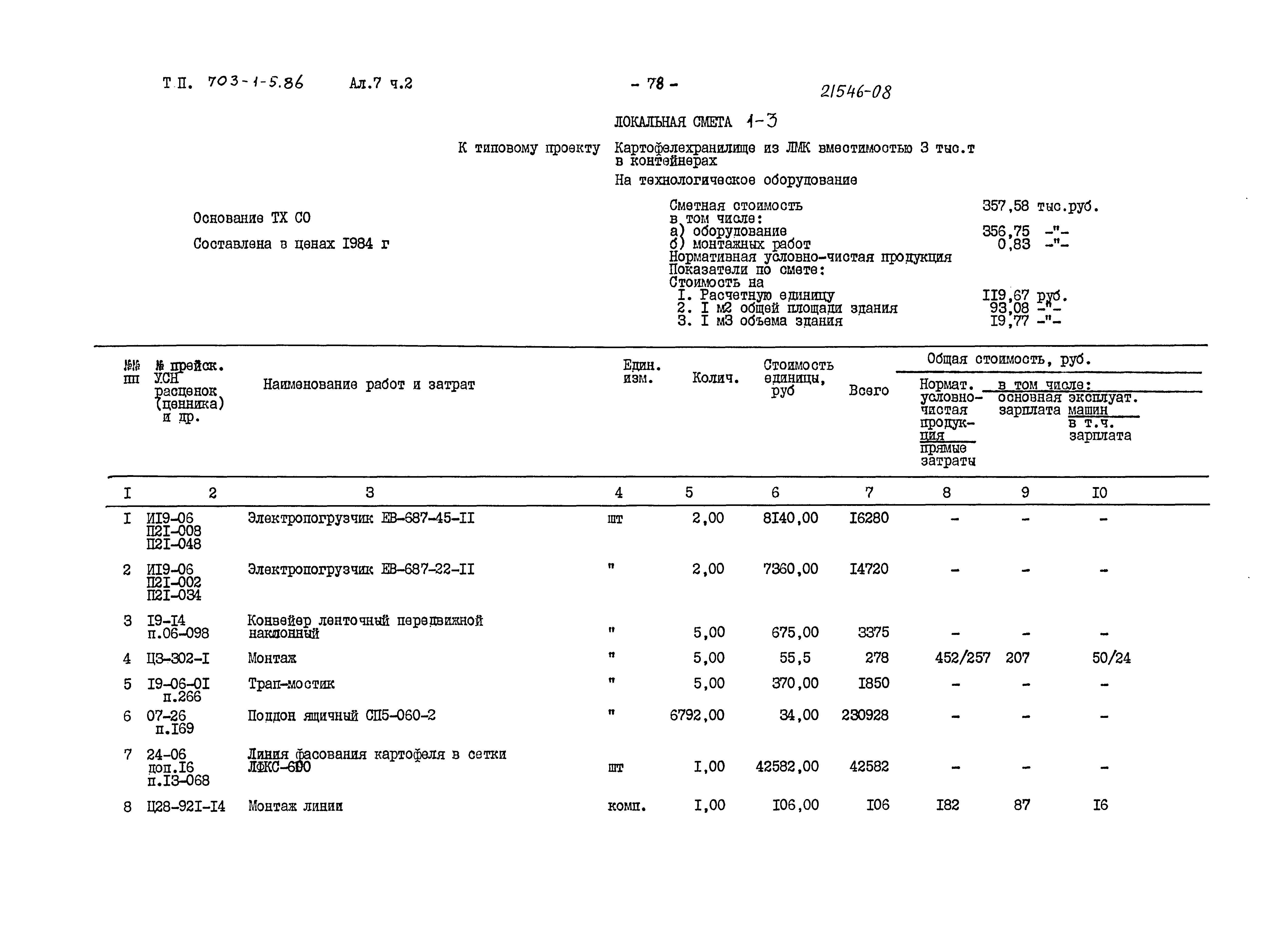 Типовой проект 703-1-5.86