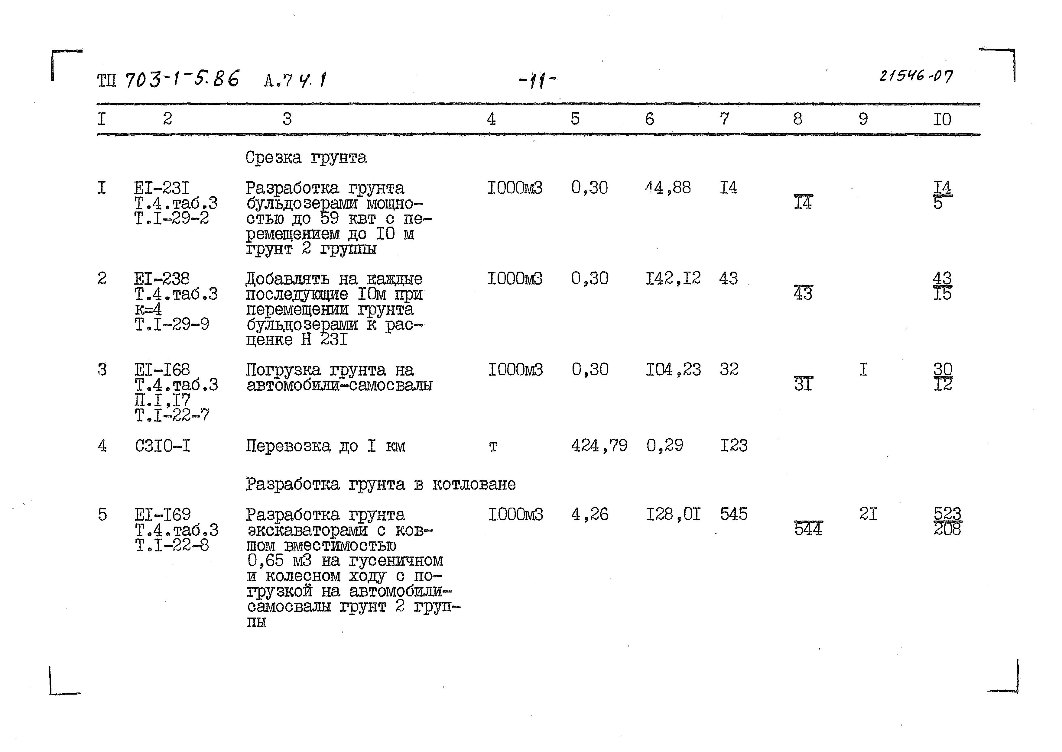 Типовой проект 703-1-5.86