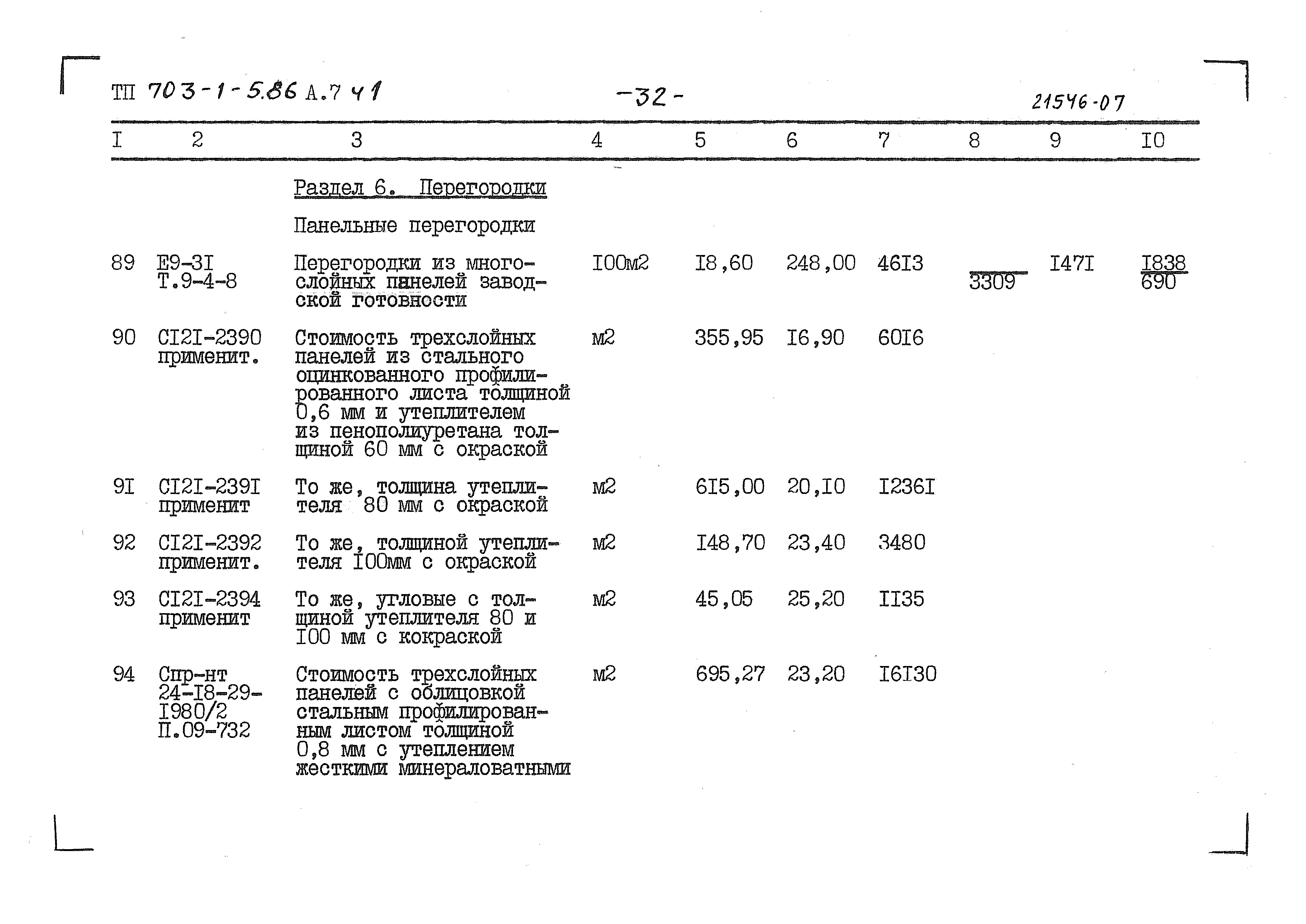 Типовой проект 703-1-5.86