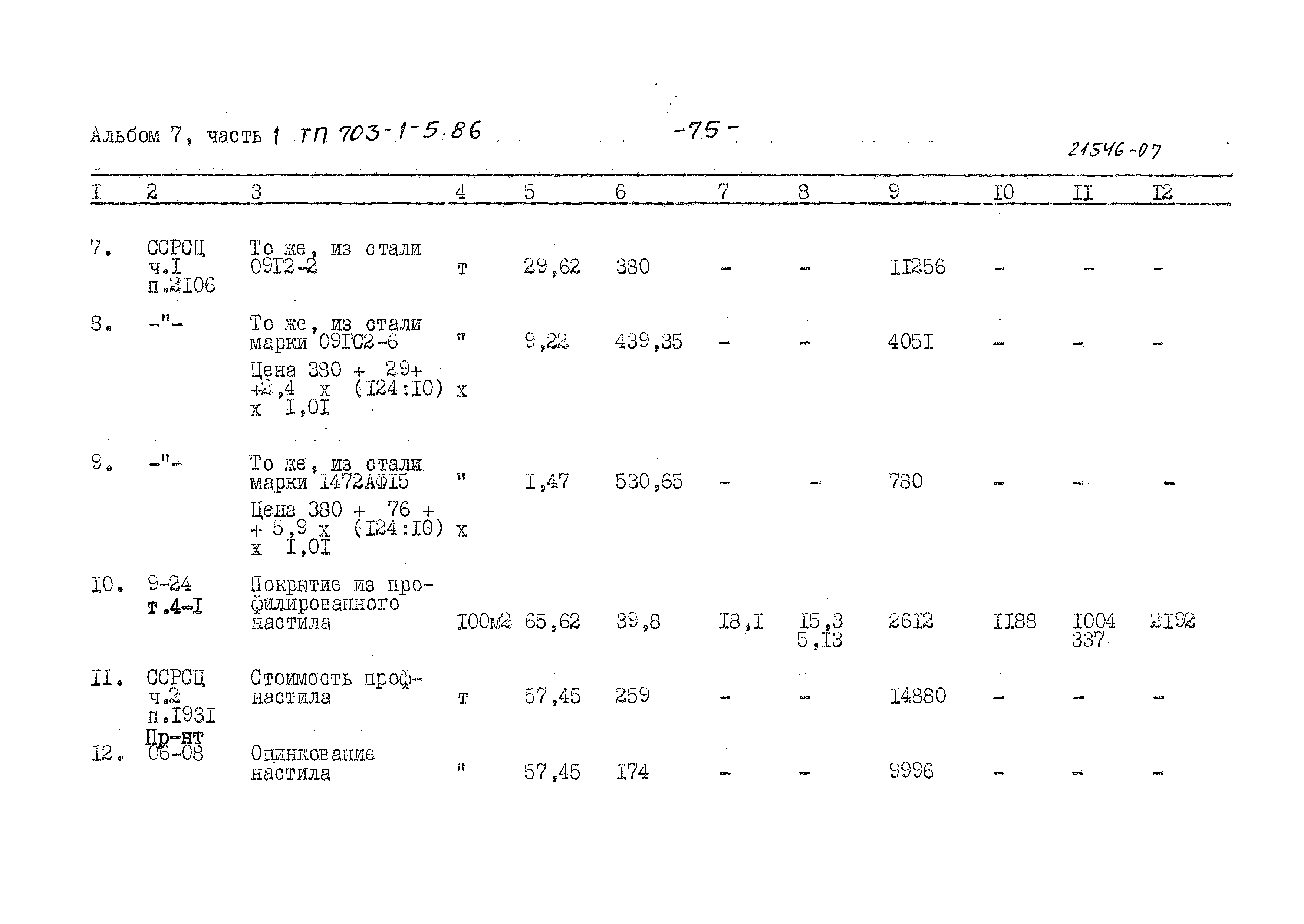 Типовой проект 703-1-5.86