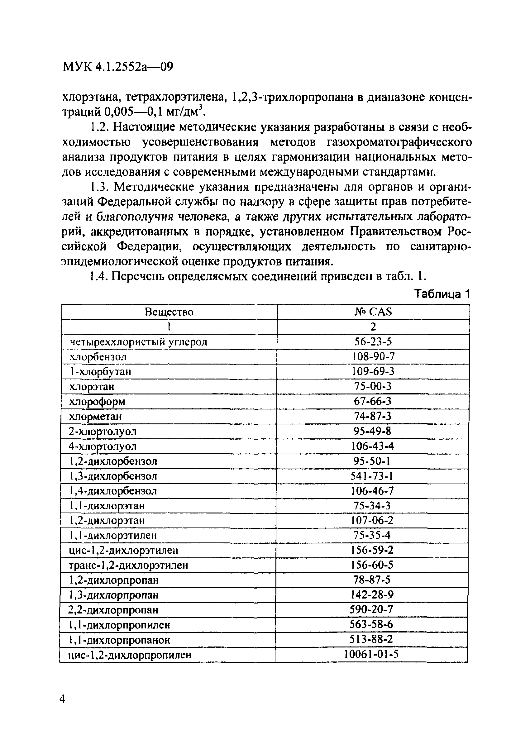 МУК 4.1.2552а-09