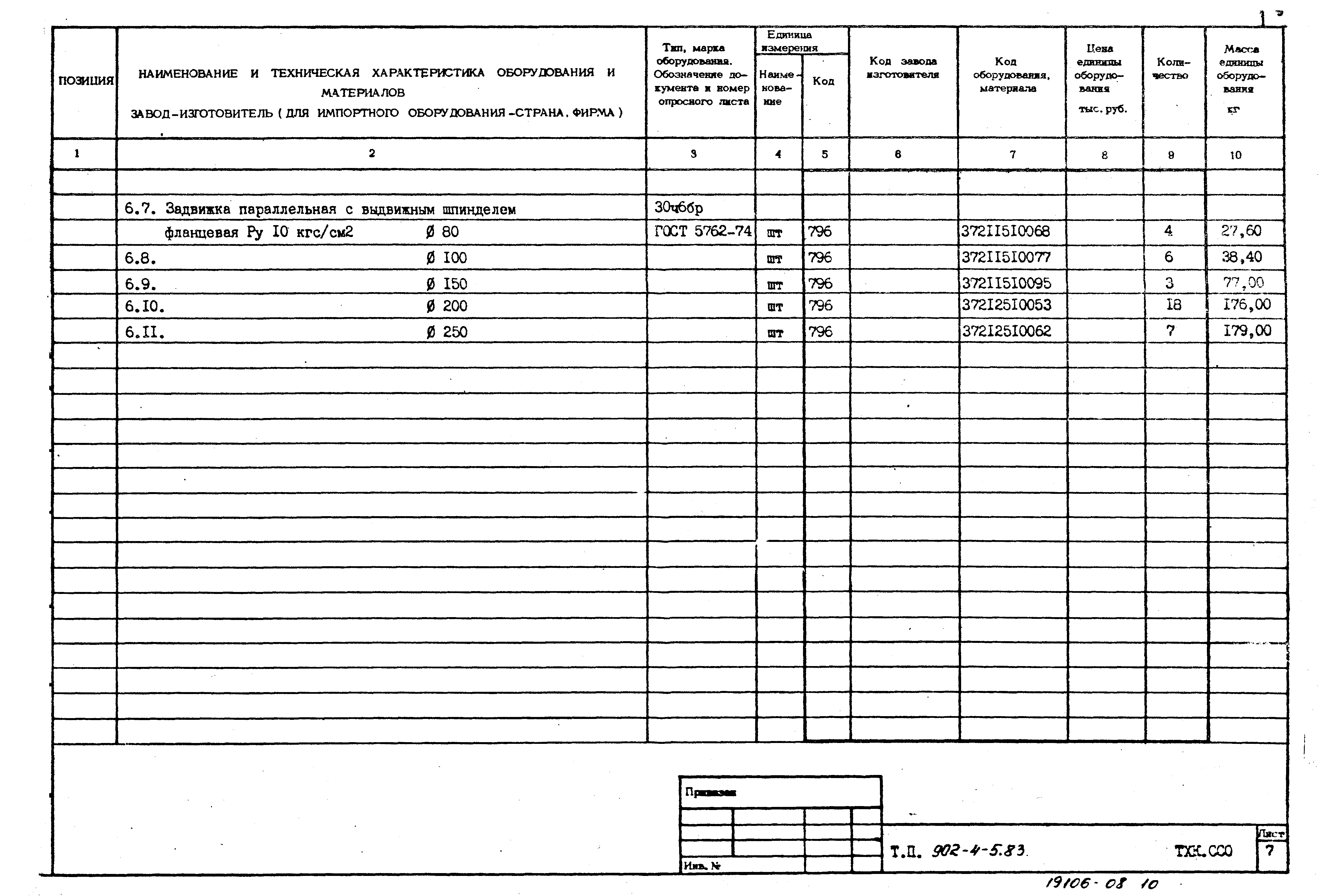 Типовой проект 902-4-6м.83