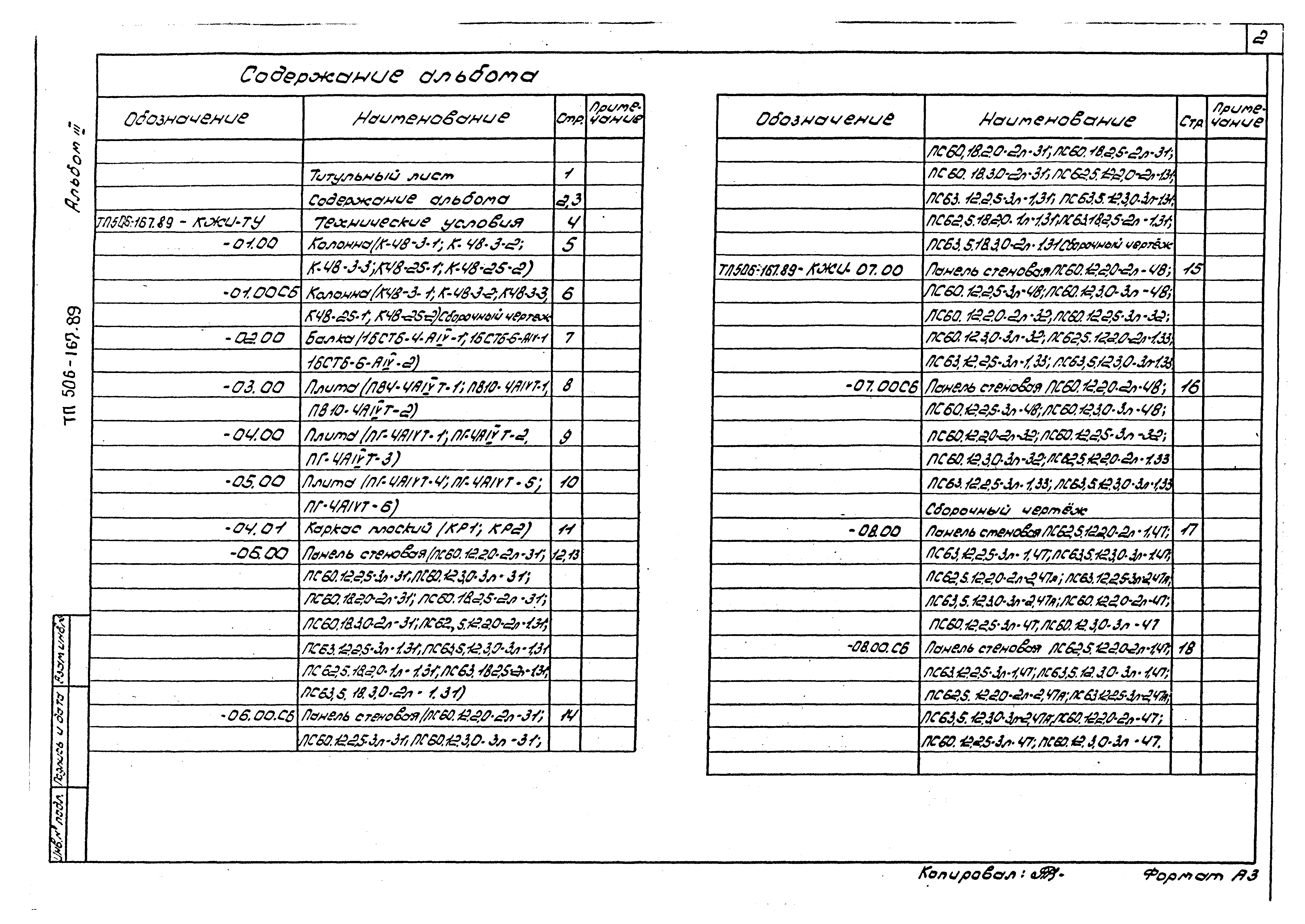 Типовой проект 506-167.89