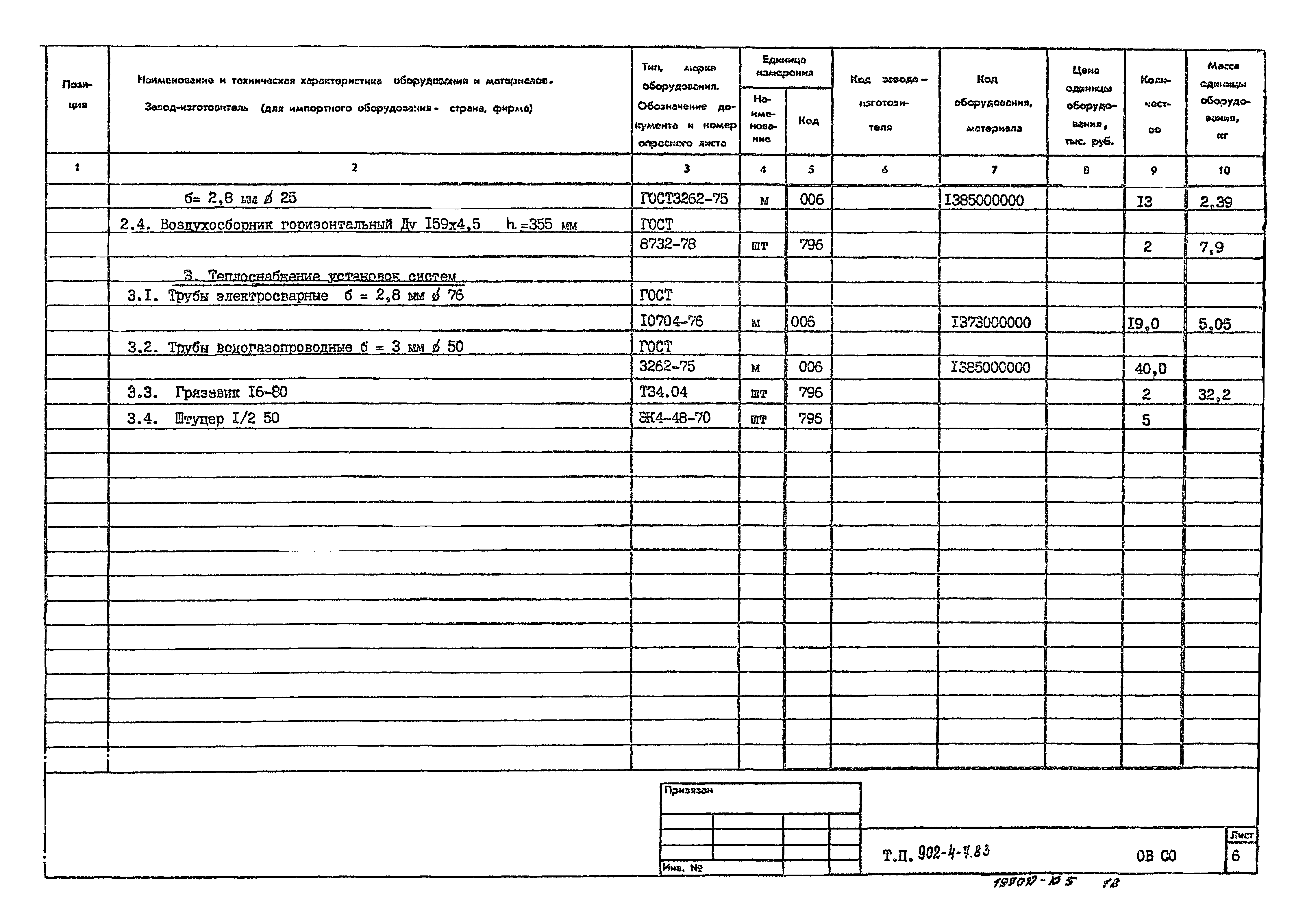 Типовой проект 902-4-8м.83