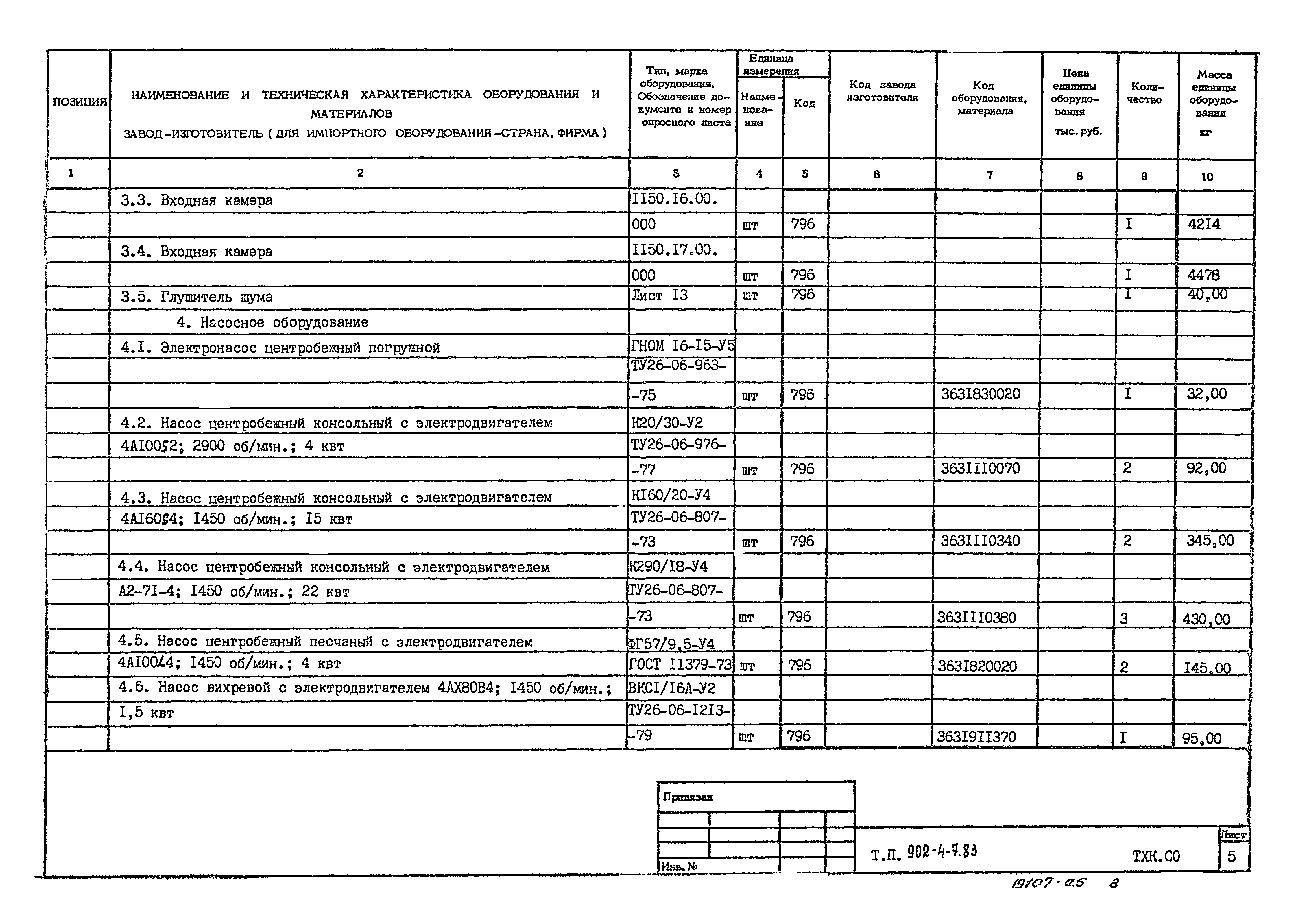 Типовой проект 902-4-8м.83