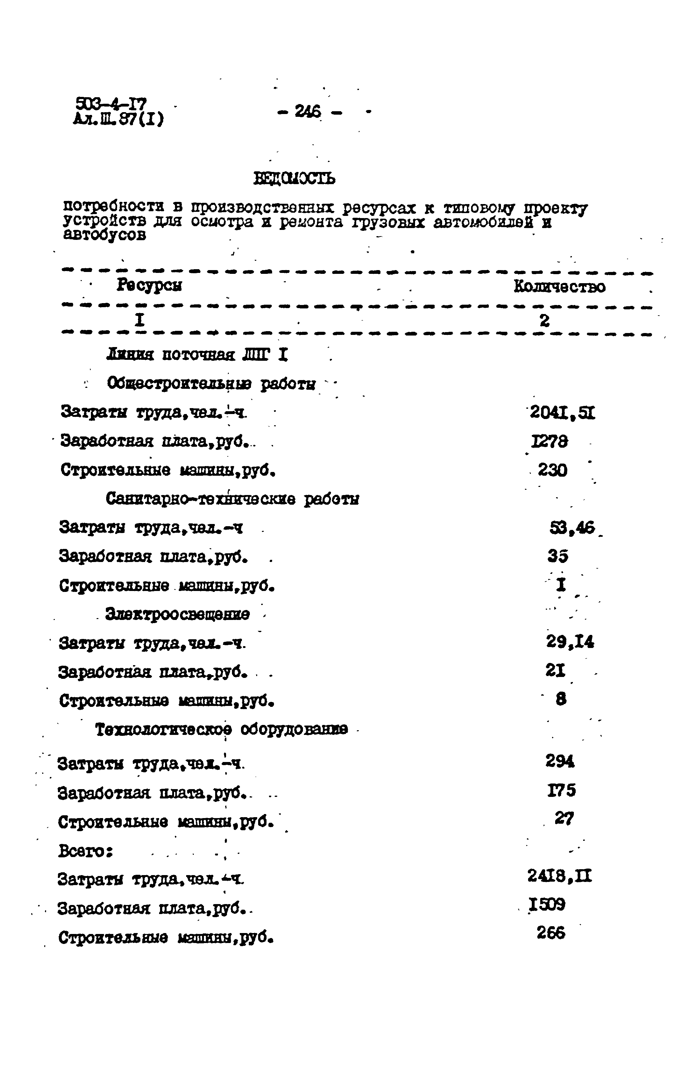 Типовой проект 503-4-17