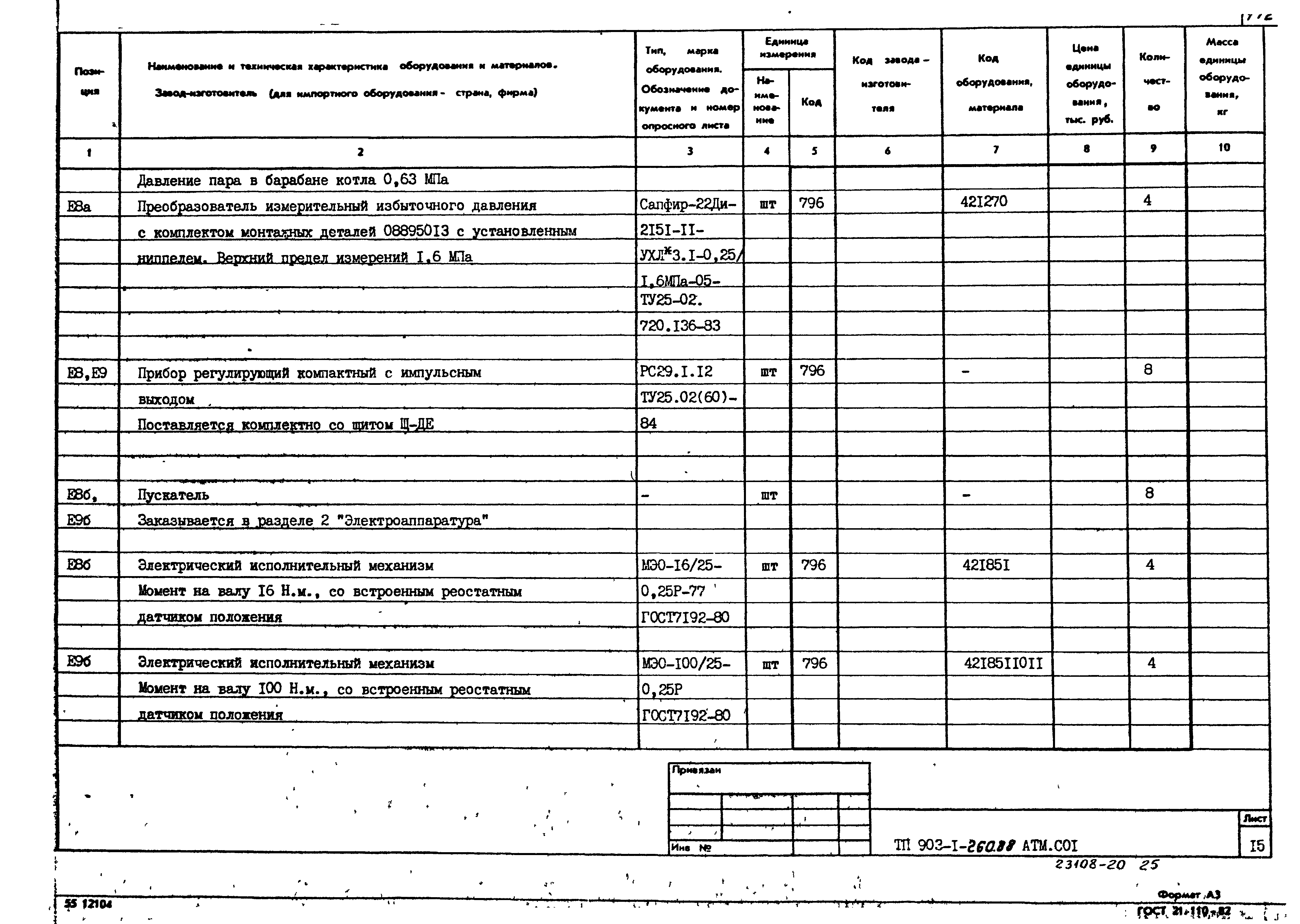 Типовой проект 903-1-260.88