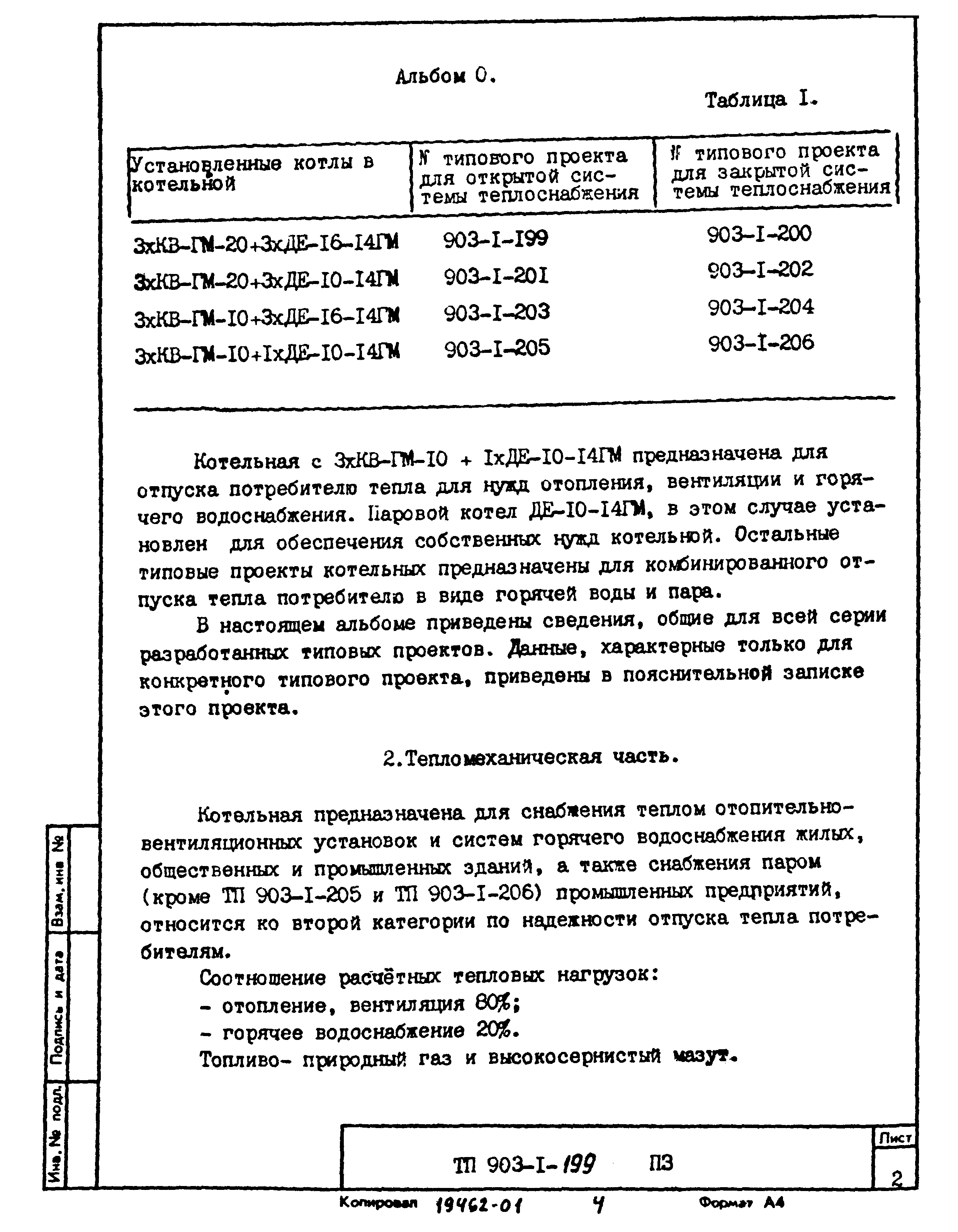 Типовой проект 903-1-199