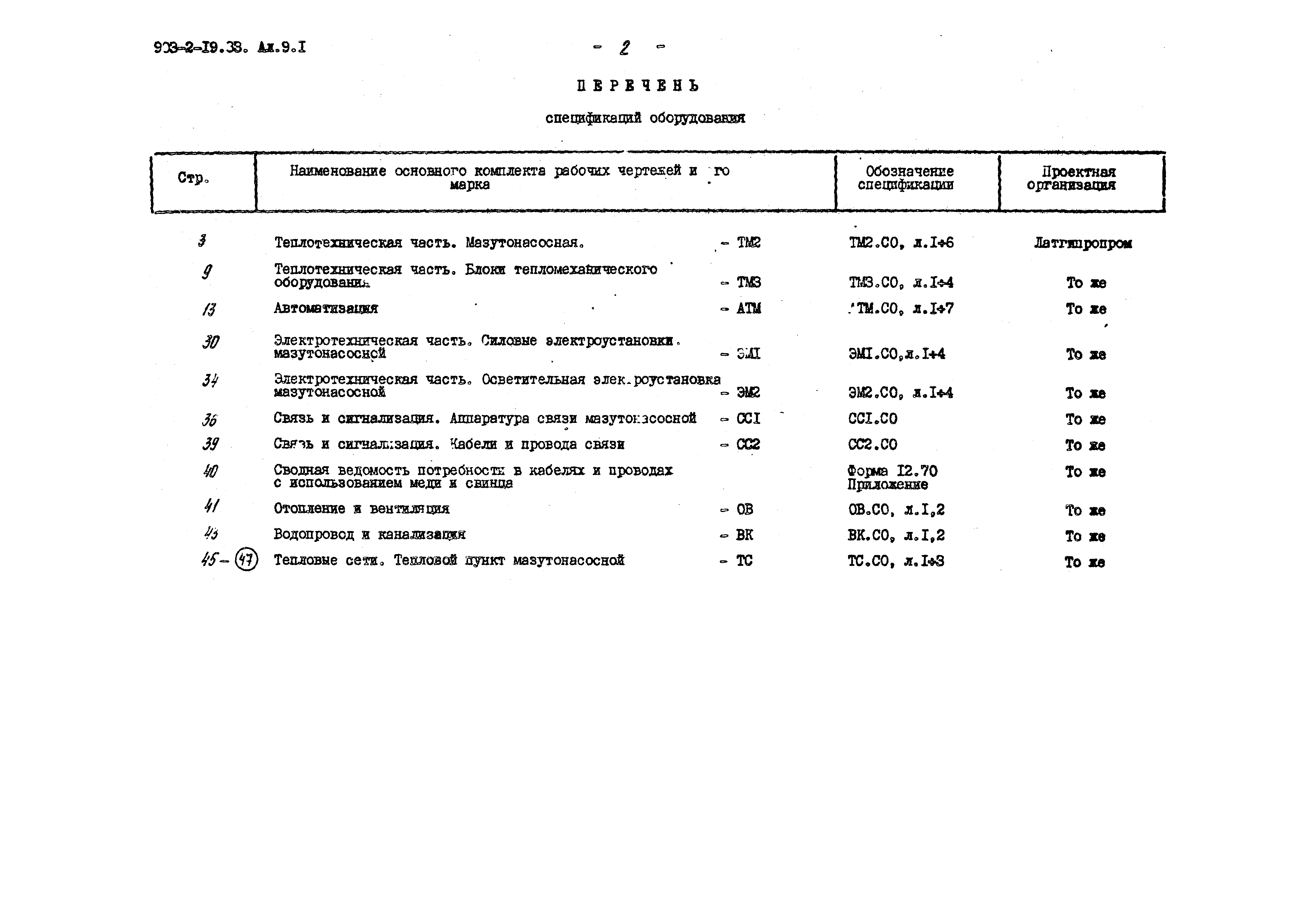 Типовой проект 903-2-19.83