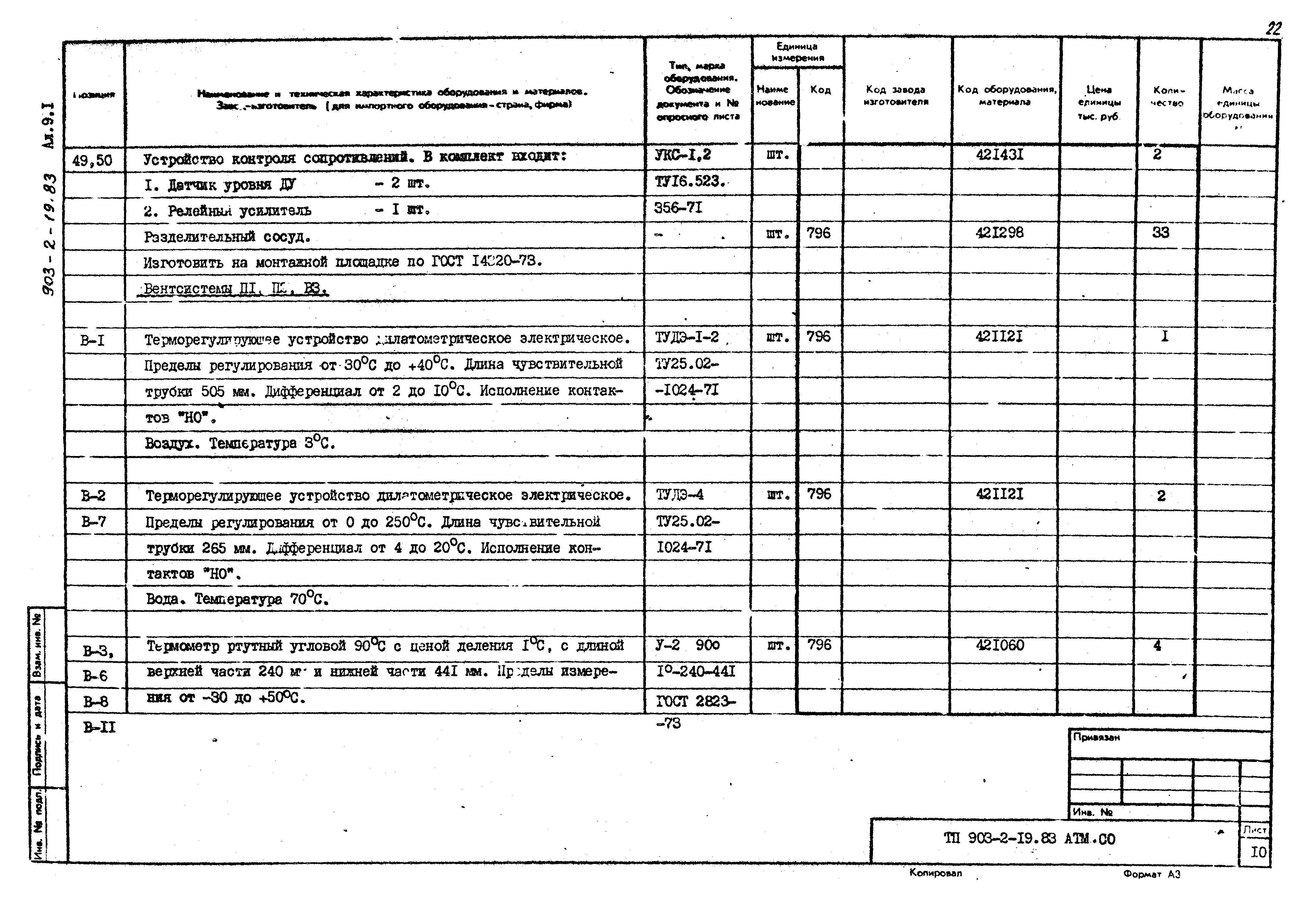 Типовой проект 903-2-19.83