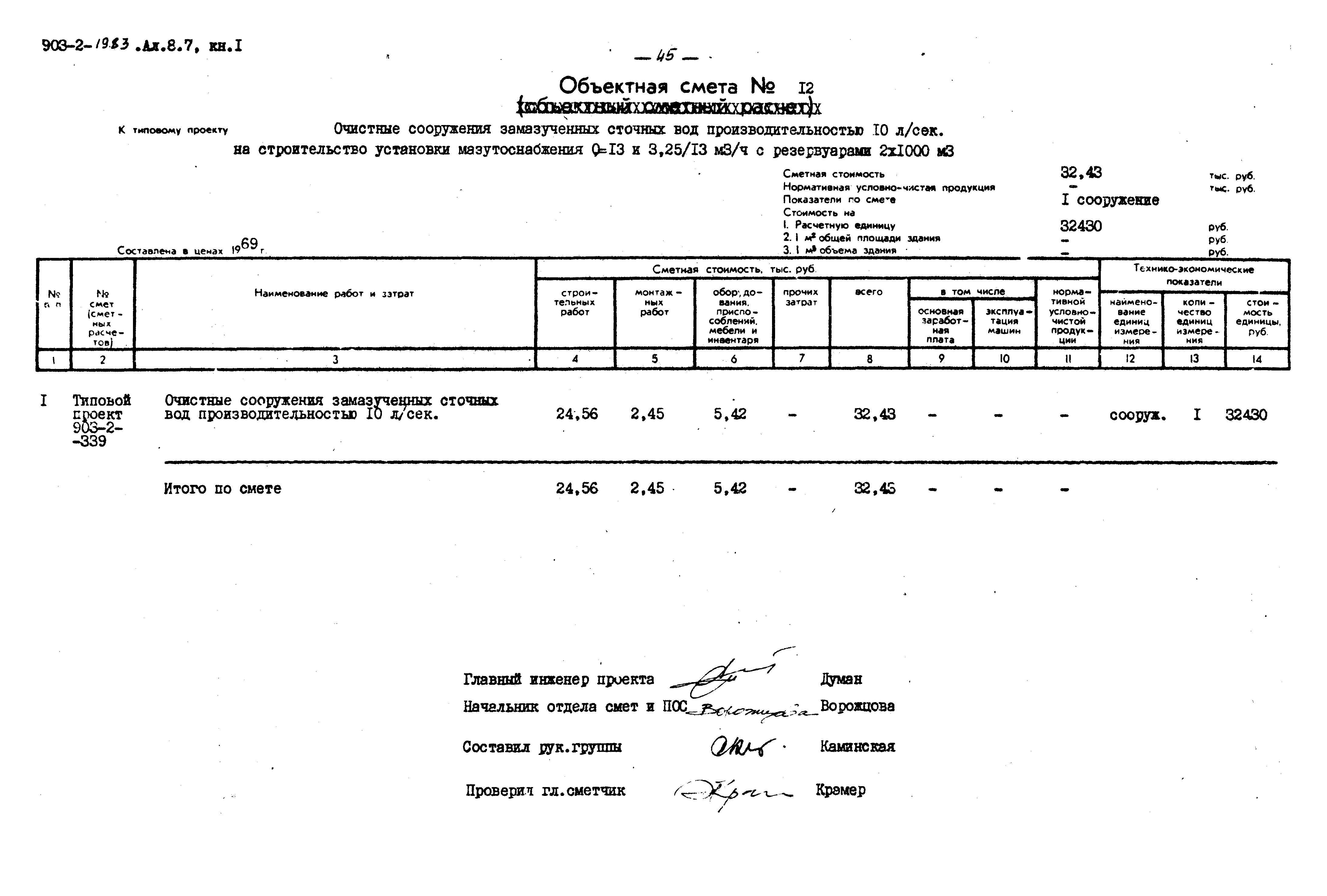 Типовой проект 903-2-19.83