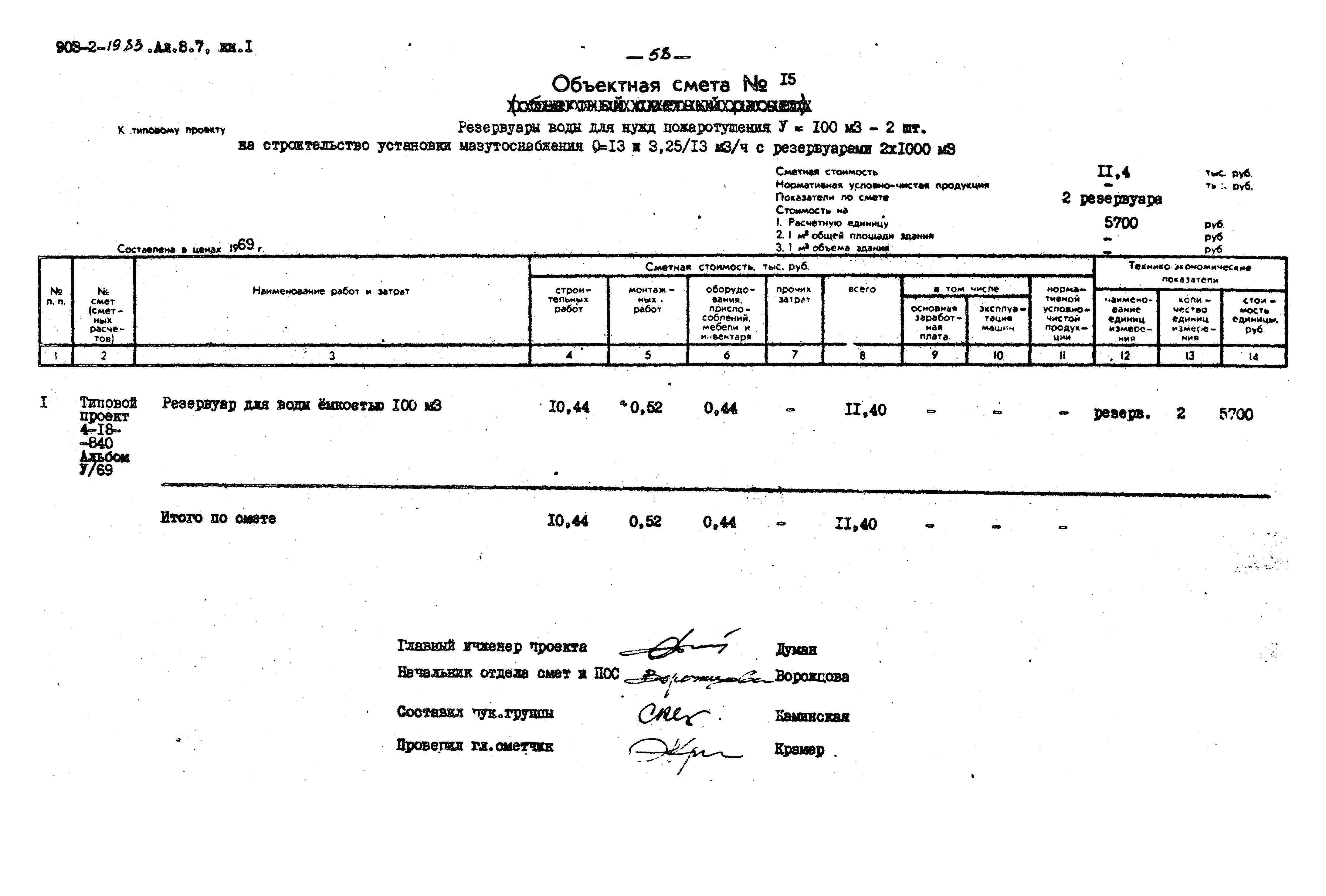 Типовой проект 903-2-19.83