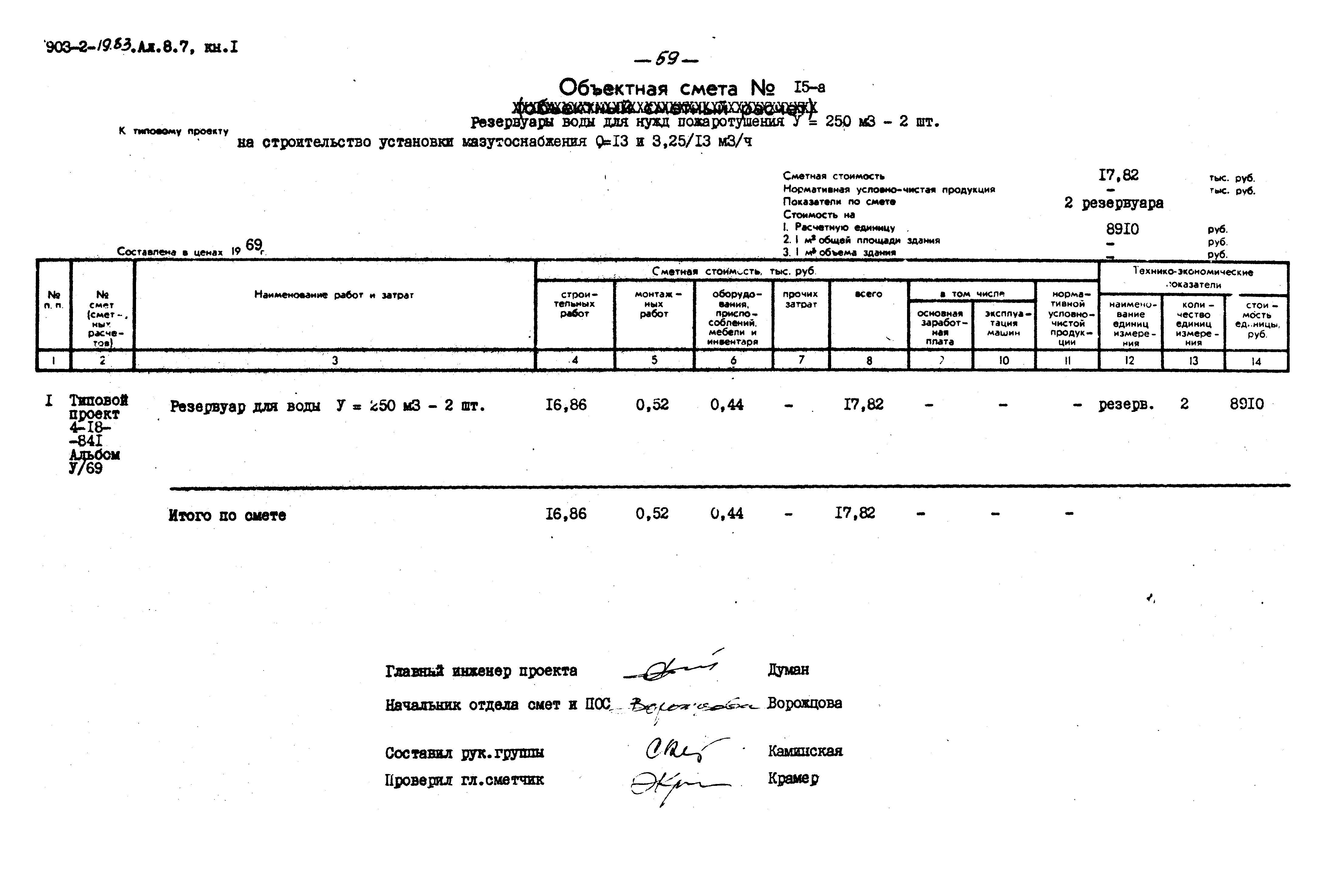 Типовой проект 903-2-19.83