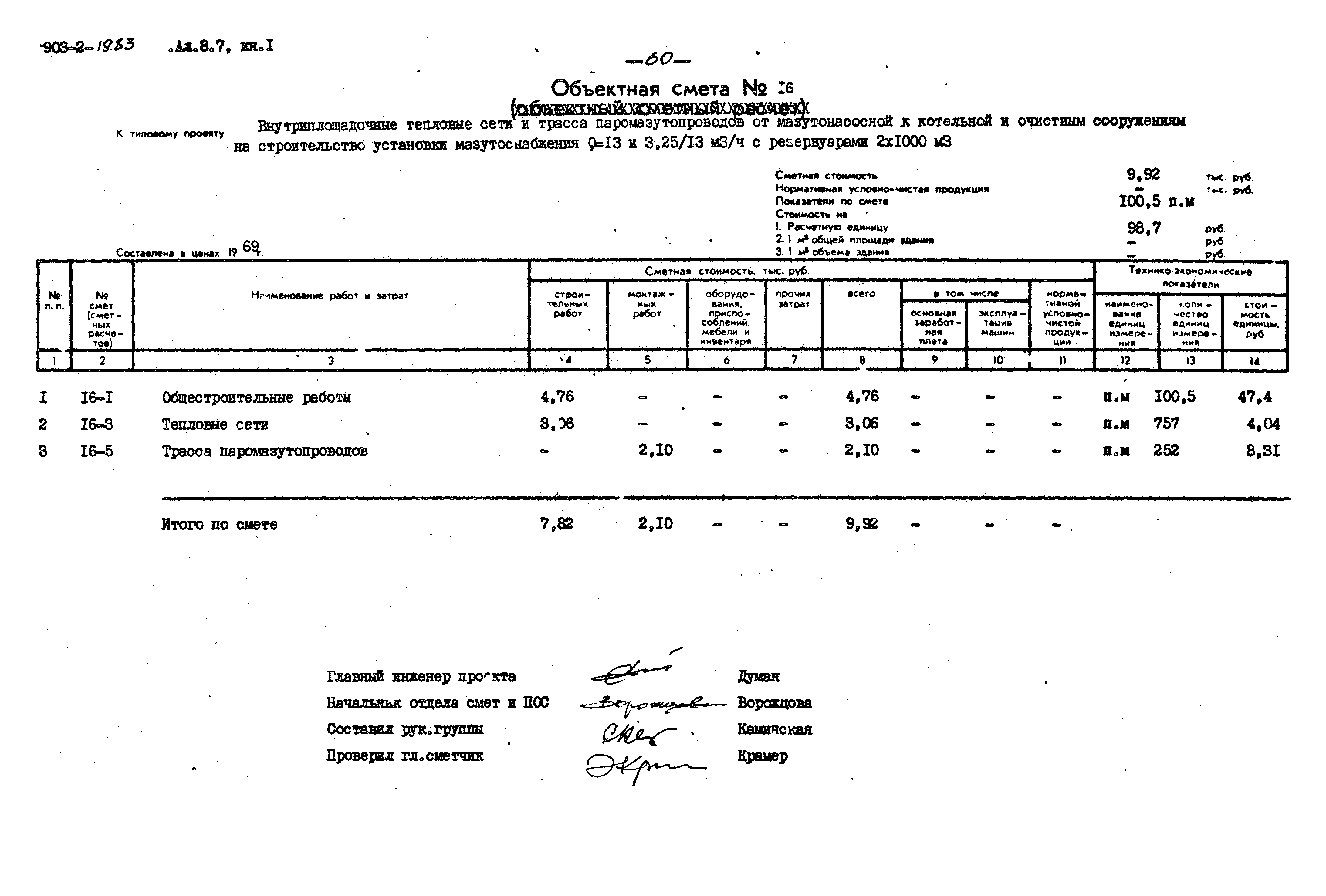 Типовой проект 903-2-19.83