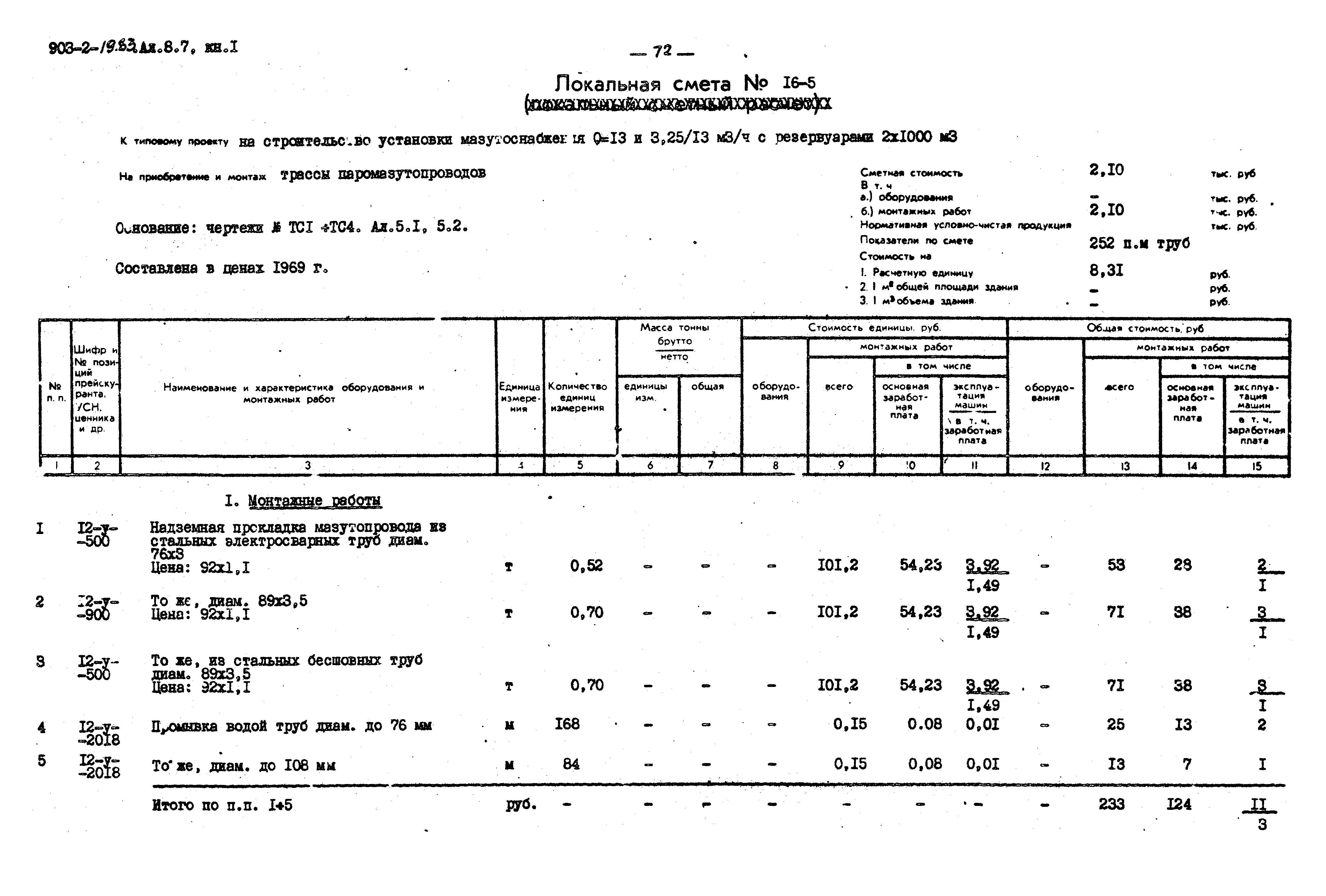 Типовой проект 903-2-19.83