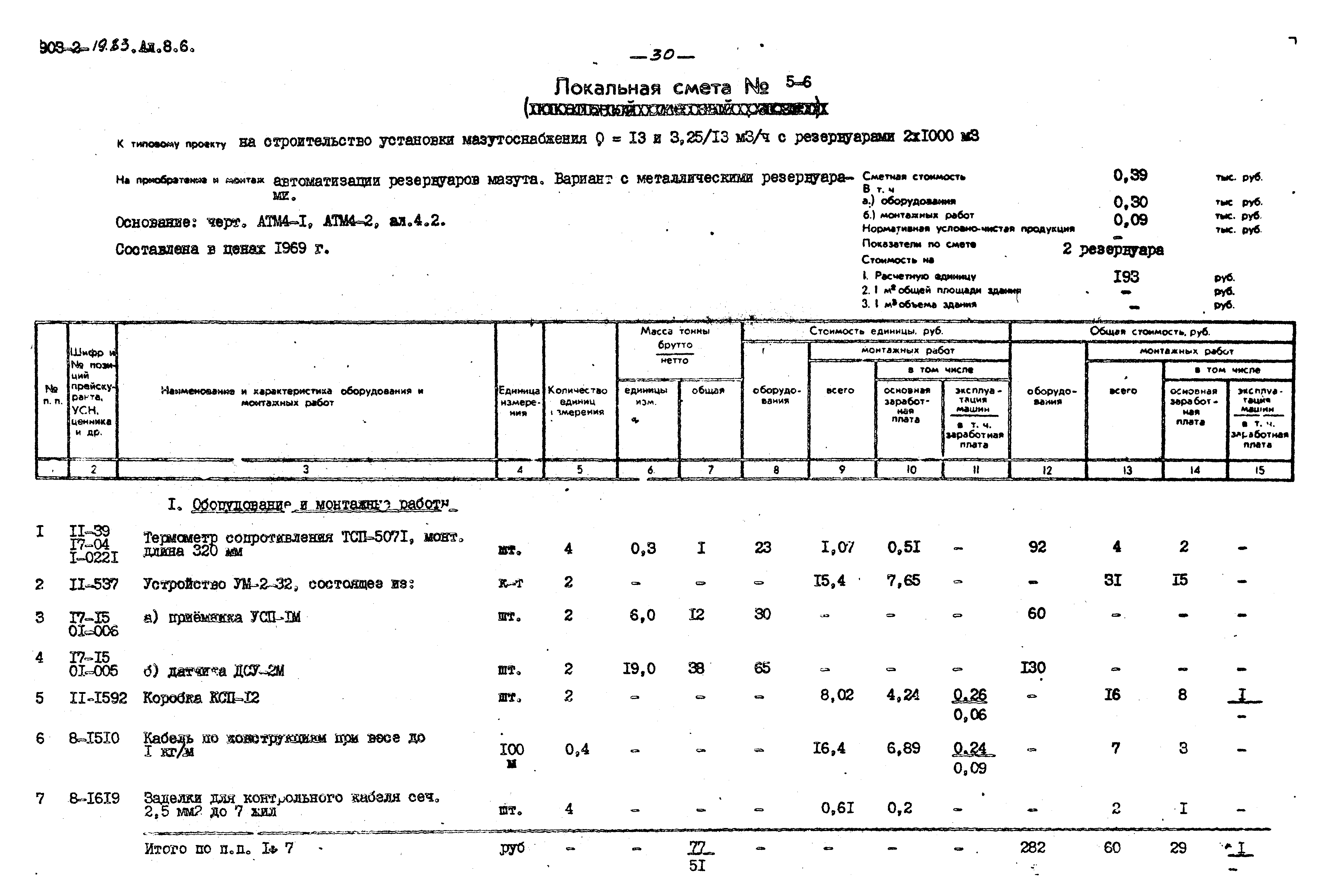 Типовой проект 903-2-19.83