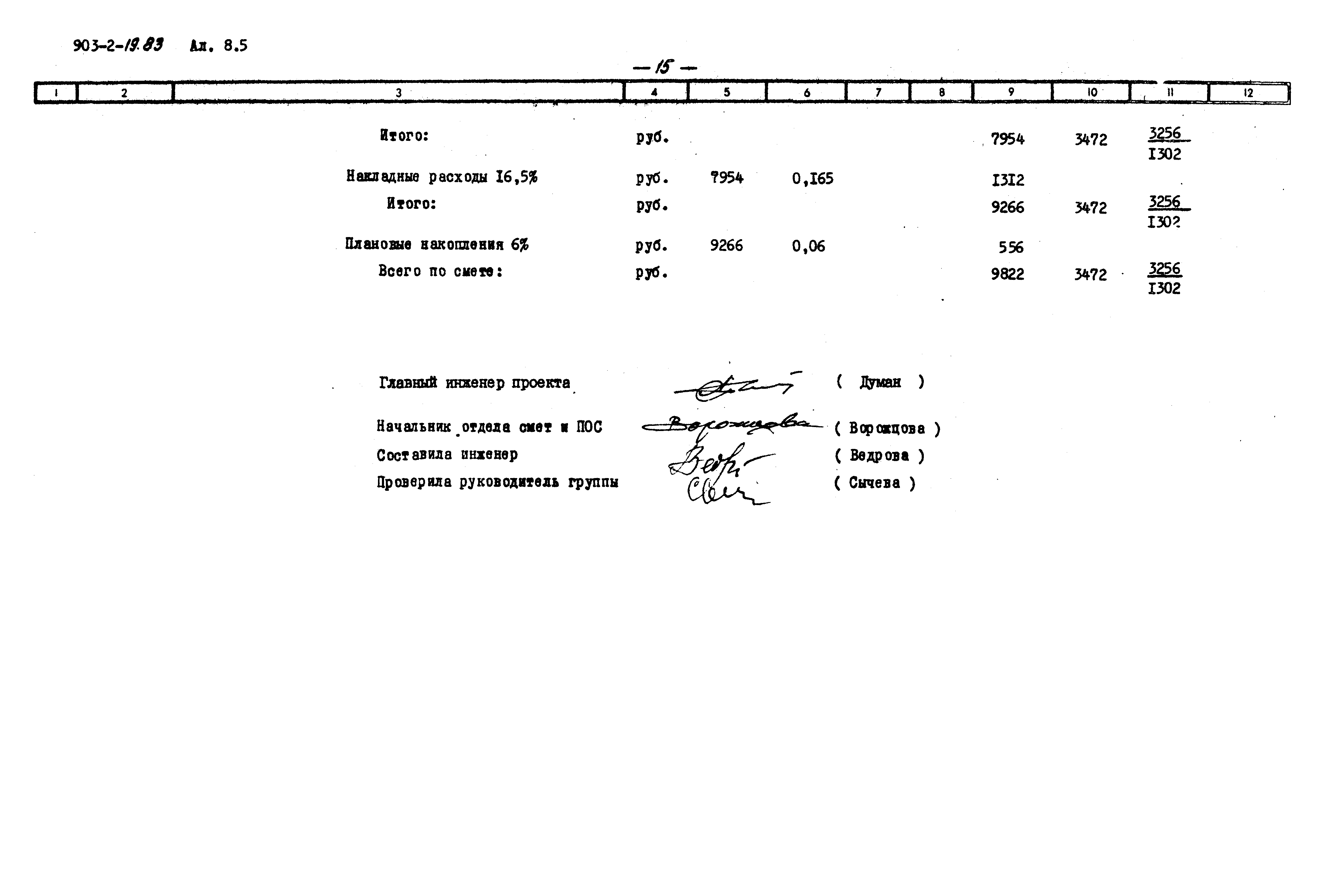 Типовой проект 903-2-19.83