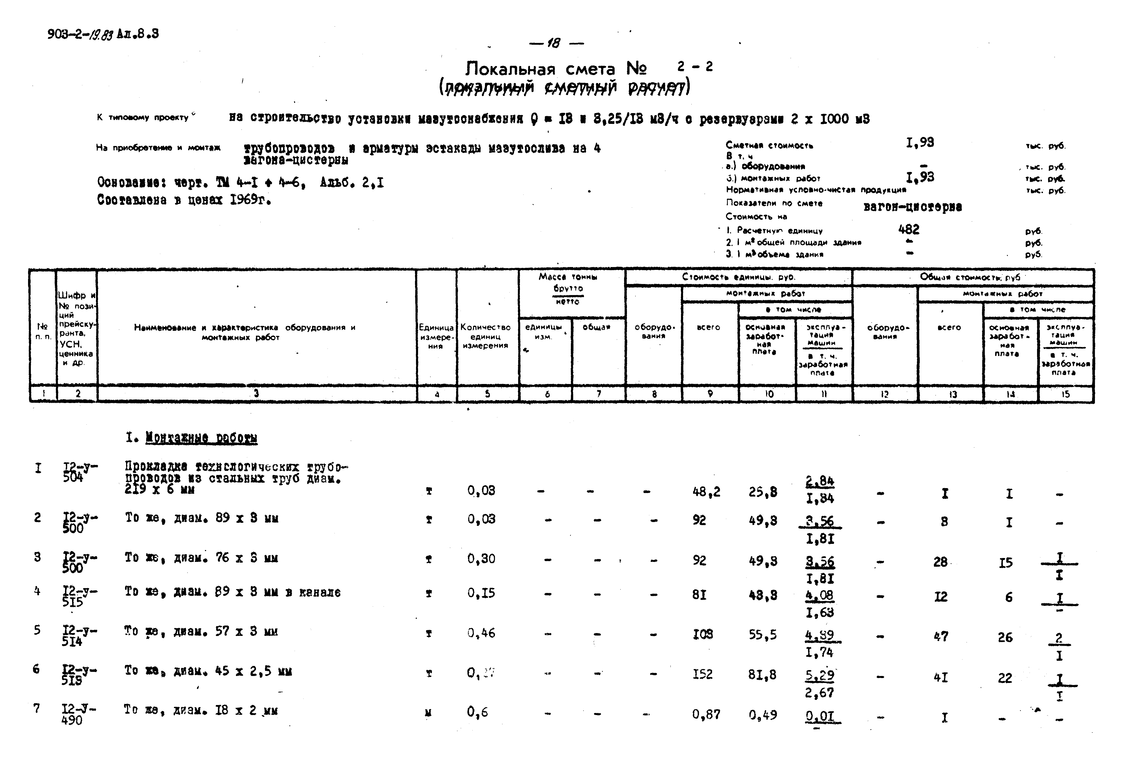 Типовой проект 903-2-19.83