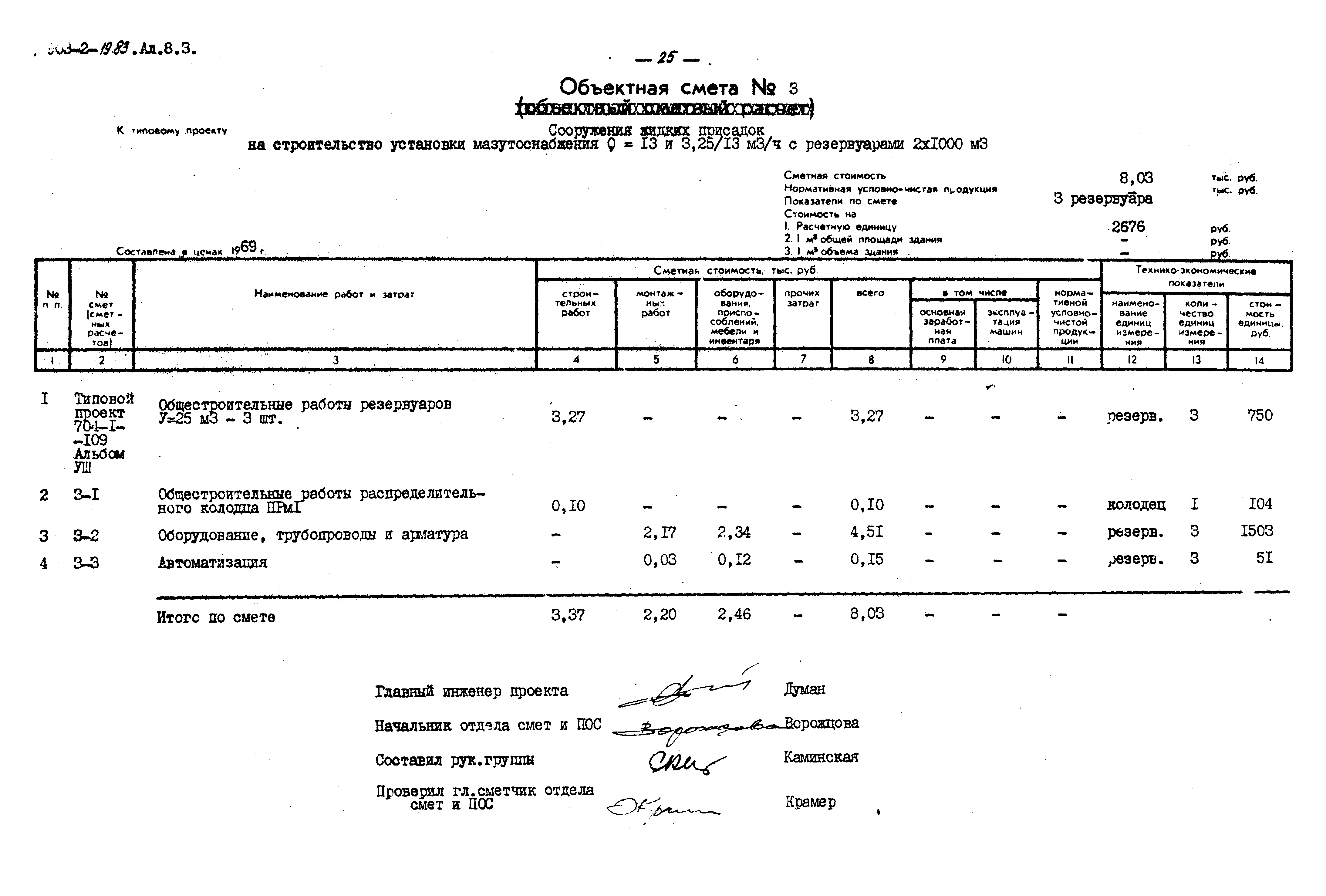 Типовой проект 903-2-19.83