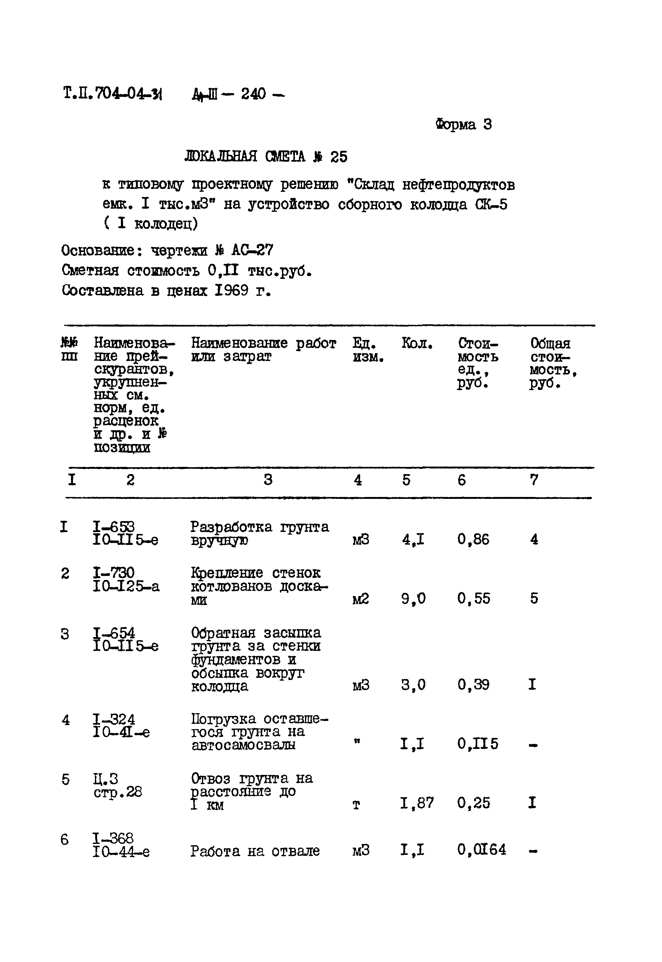 Типовые проектные решения 704-04-31