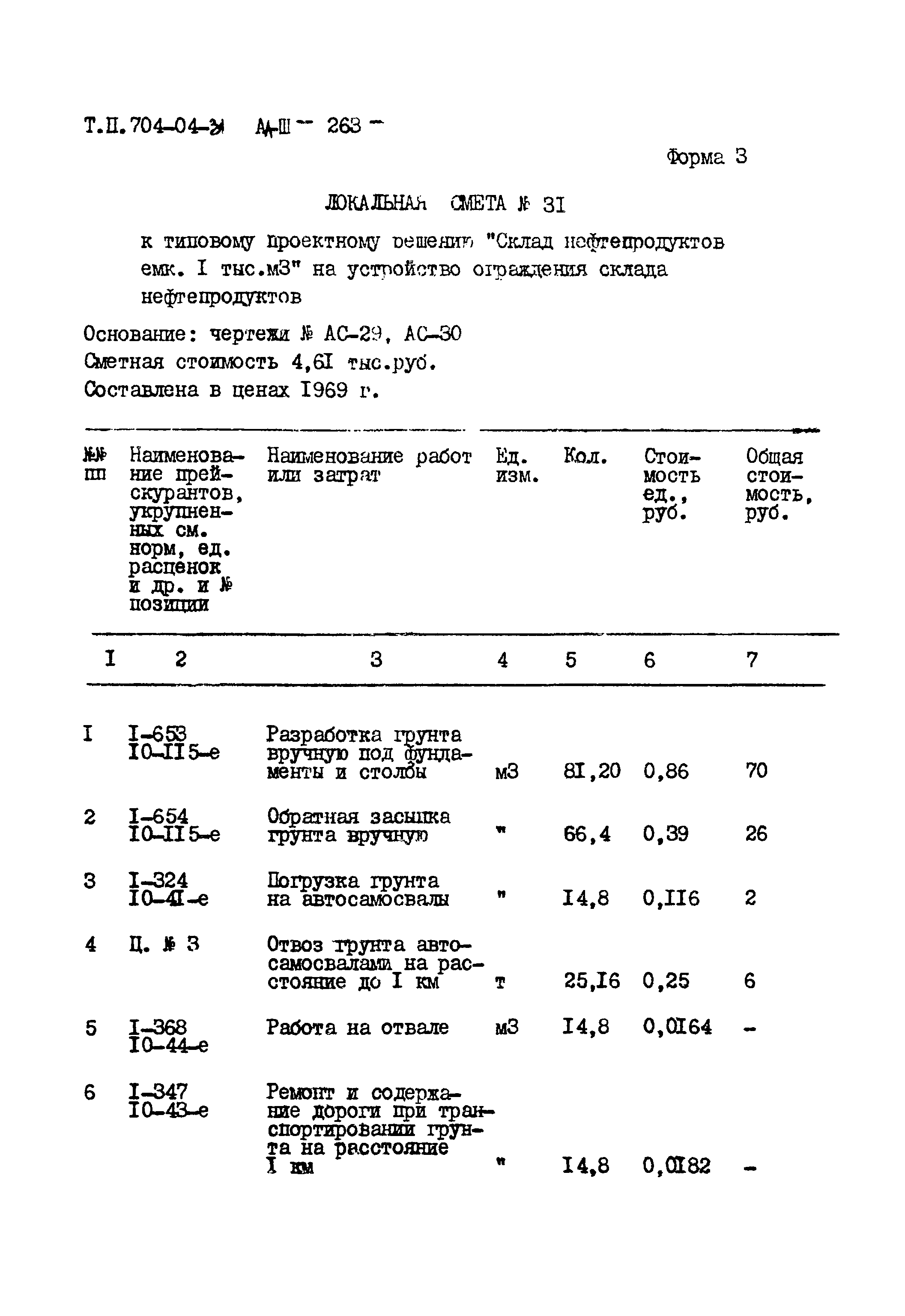 Типовые проектные решения 704-04-31