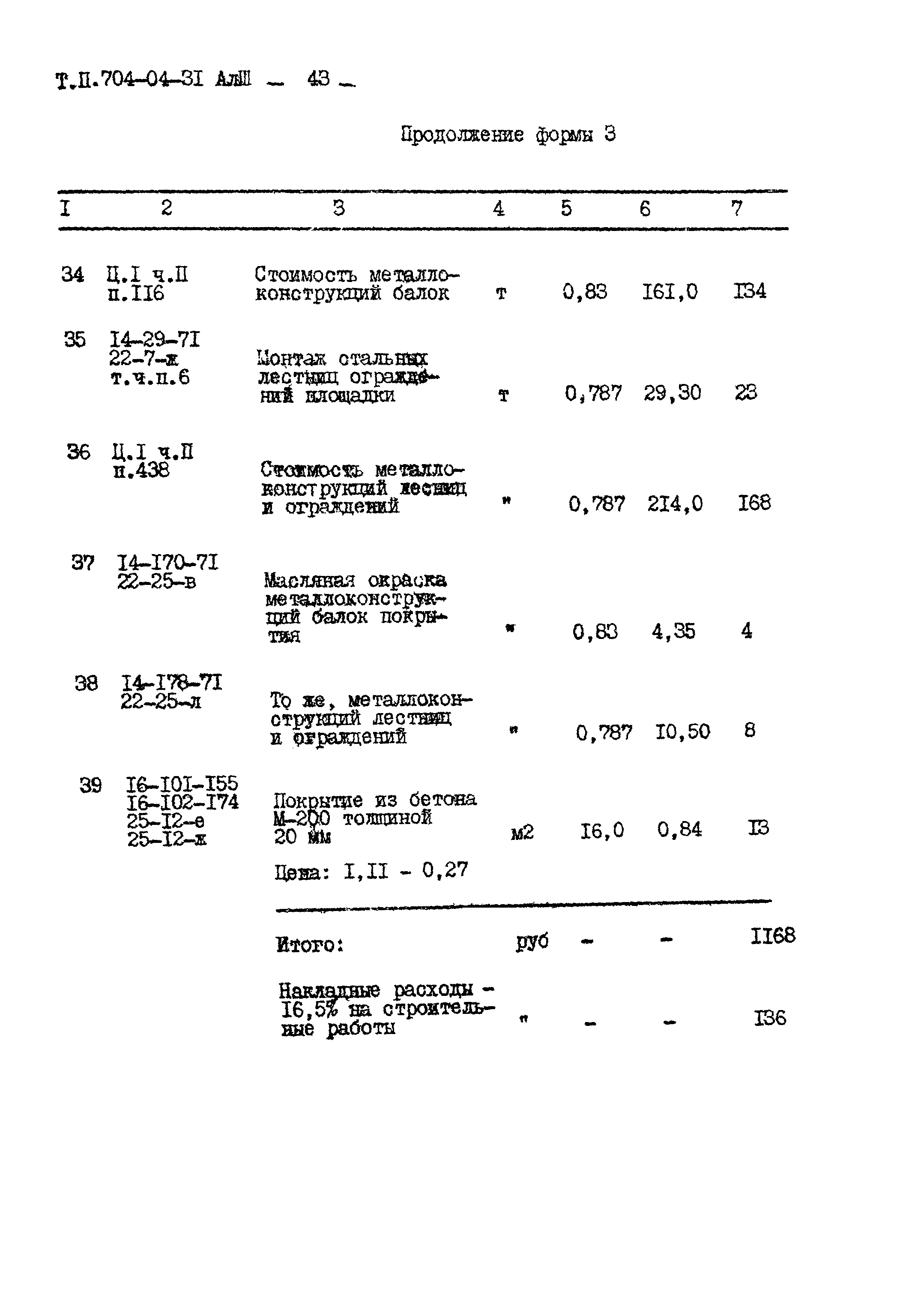 Типовые проектные решения 704-04-31